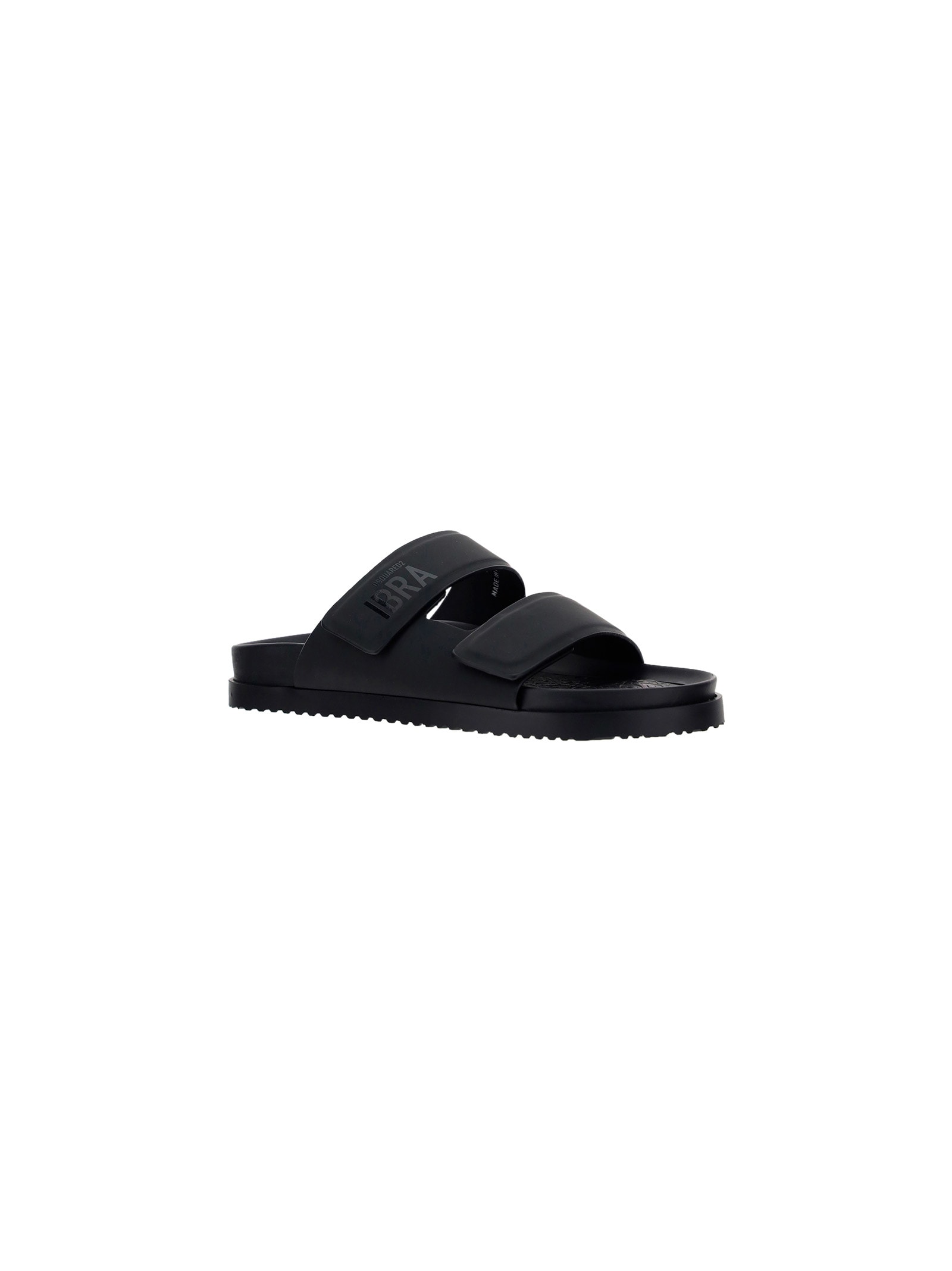 Shop Dsquared2 Sandals X Ibra In Black