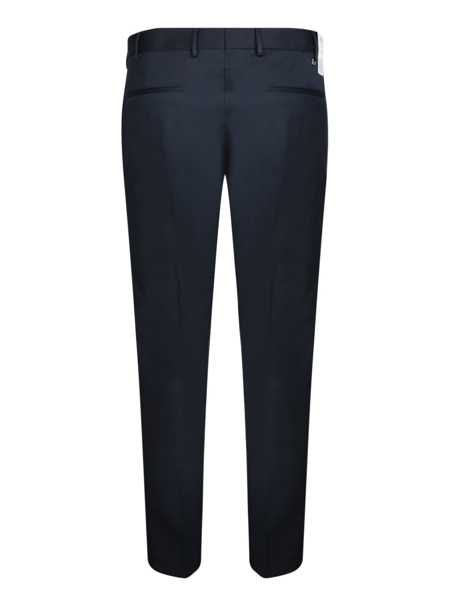 Pt Torino Rebel Stretch Cotton Twill Pants In Blue