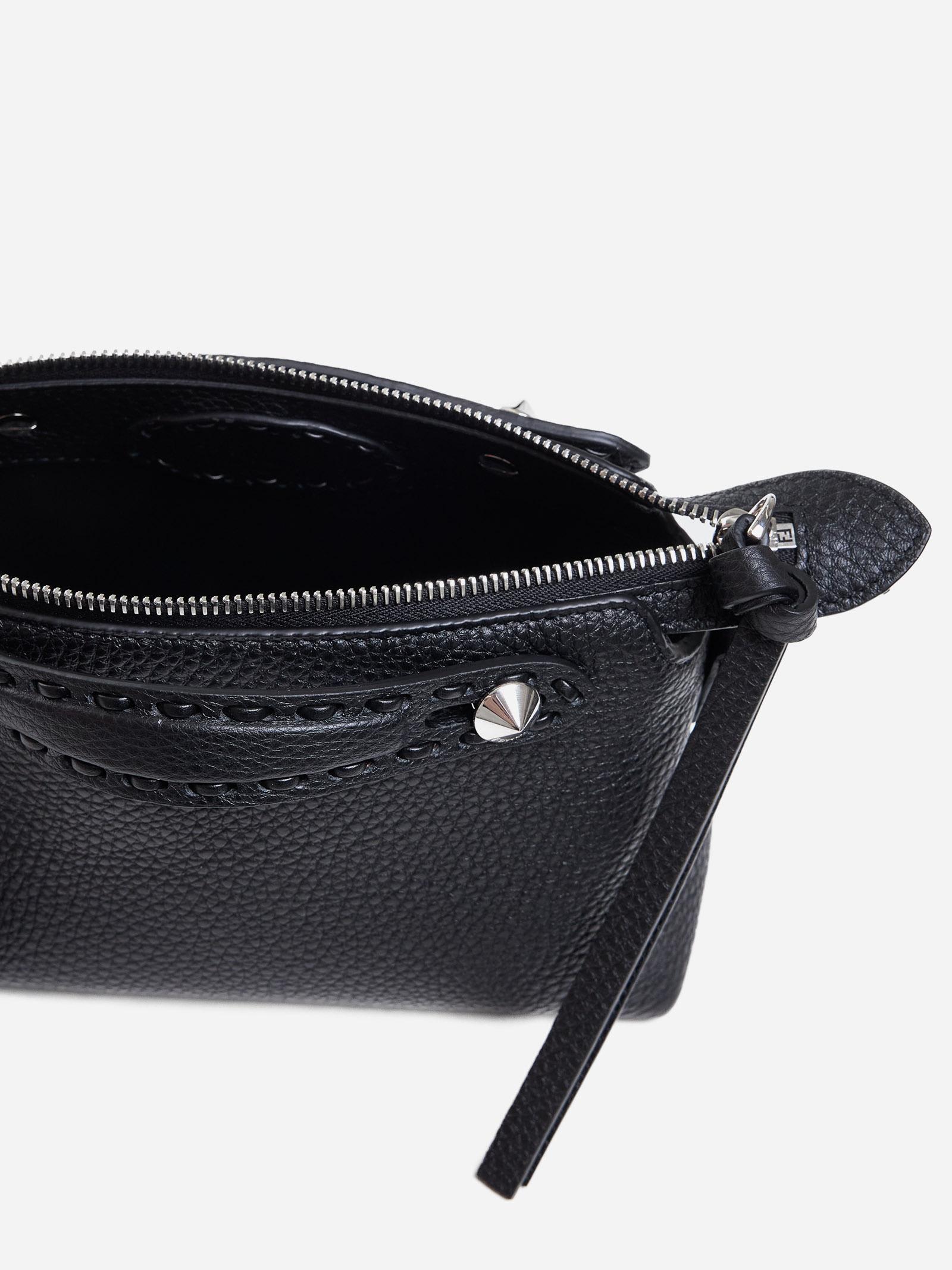 Fendi By The Way Leather Mini Bag In Black