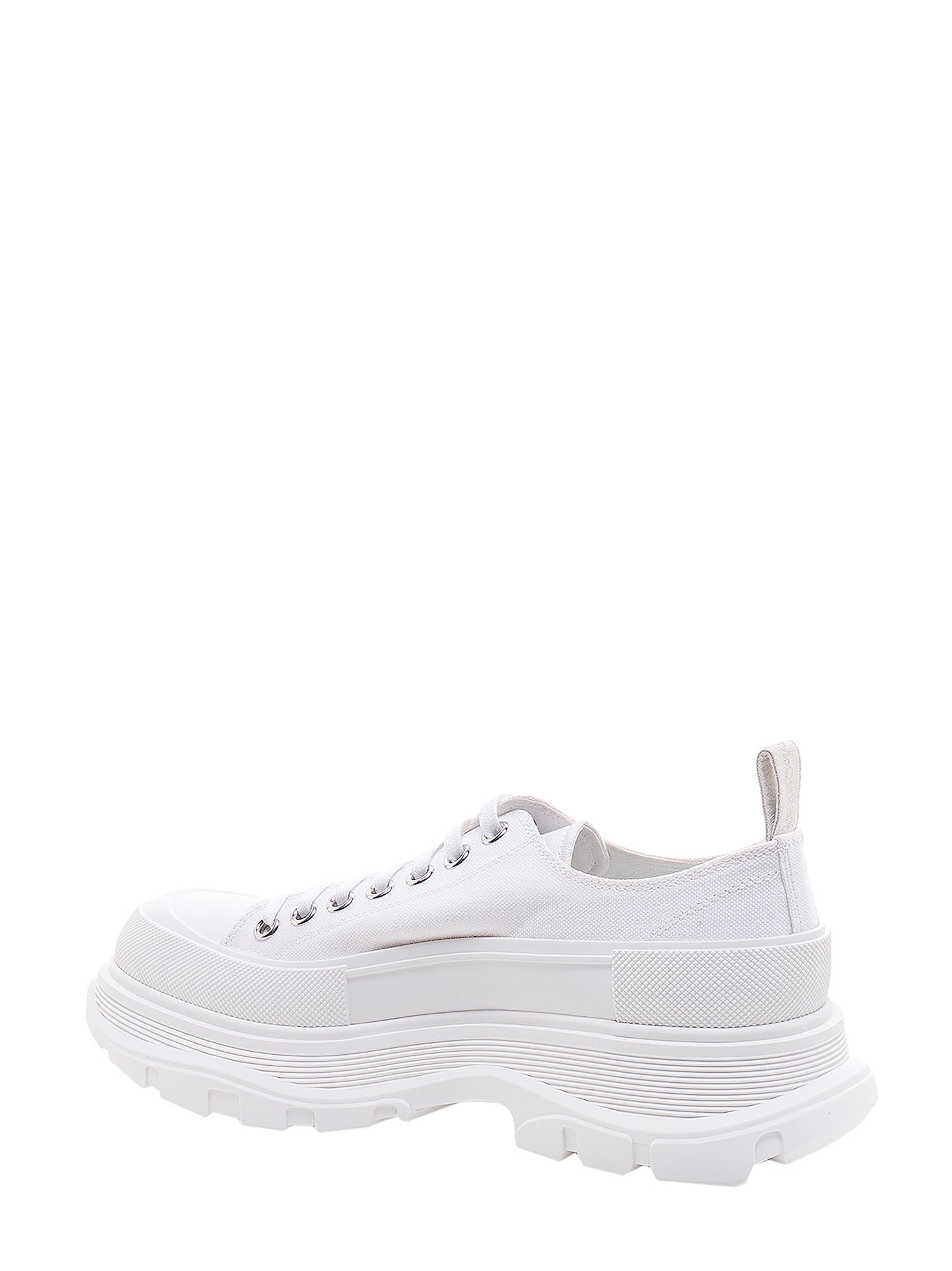 Shop Alexander Mcqueen Tread Slick Sneakers In White