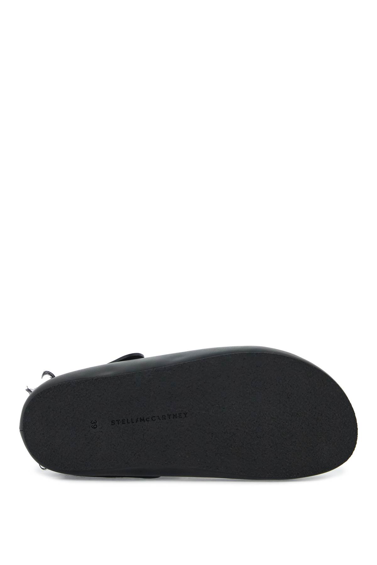 Stella Mccartney Black Alter Mat Elyse Slippers In Black