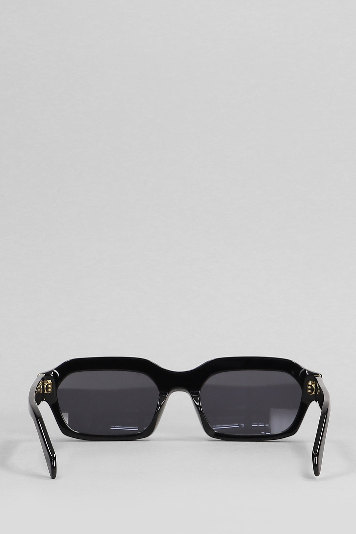 RETROSUPERFUTURE SUNGLASSES IN BLACK ACETATE 