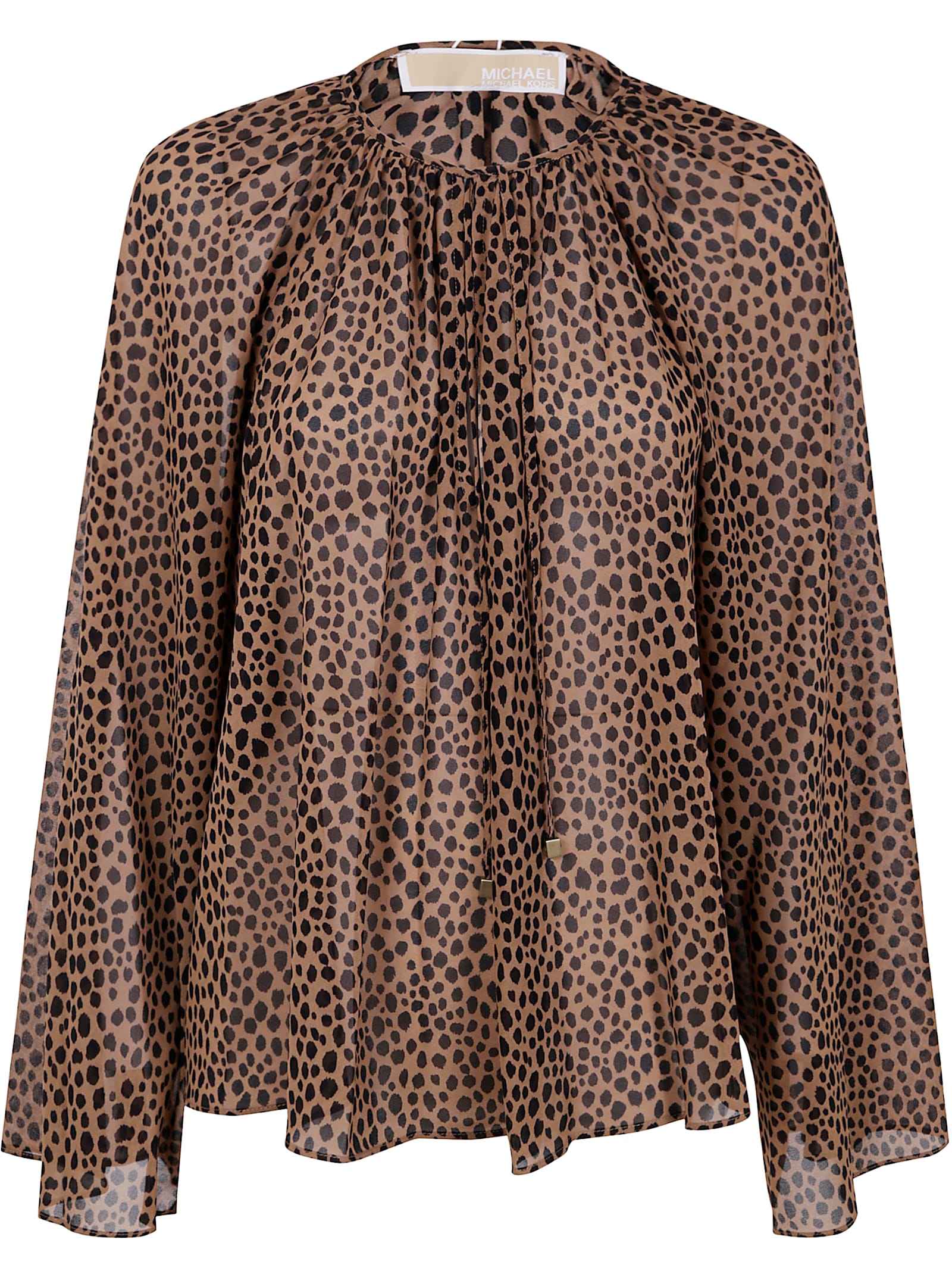 Cheetah V Neck Top