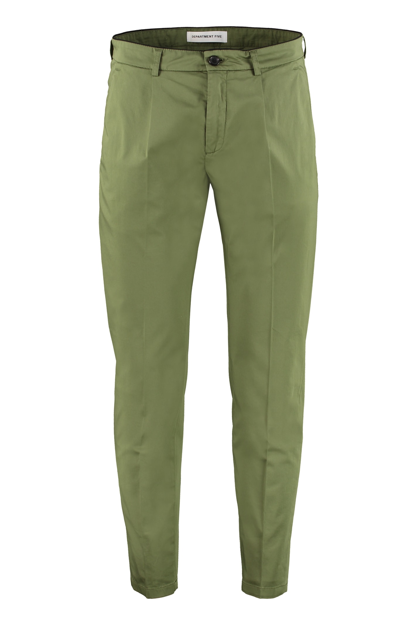 DEPARTMENT 5 PRINCE STRETCH COTTON TAPERED TROUSERS,11298384