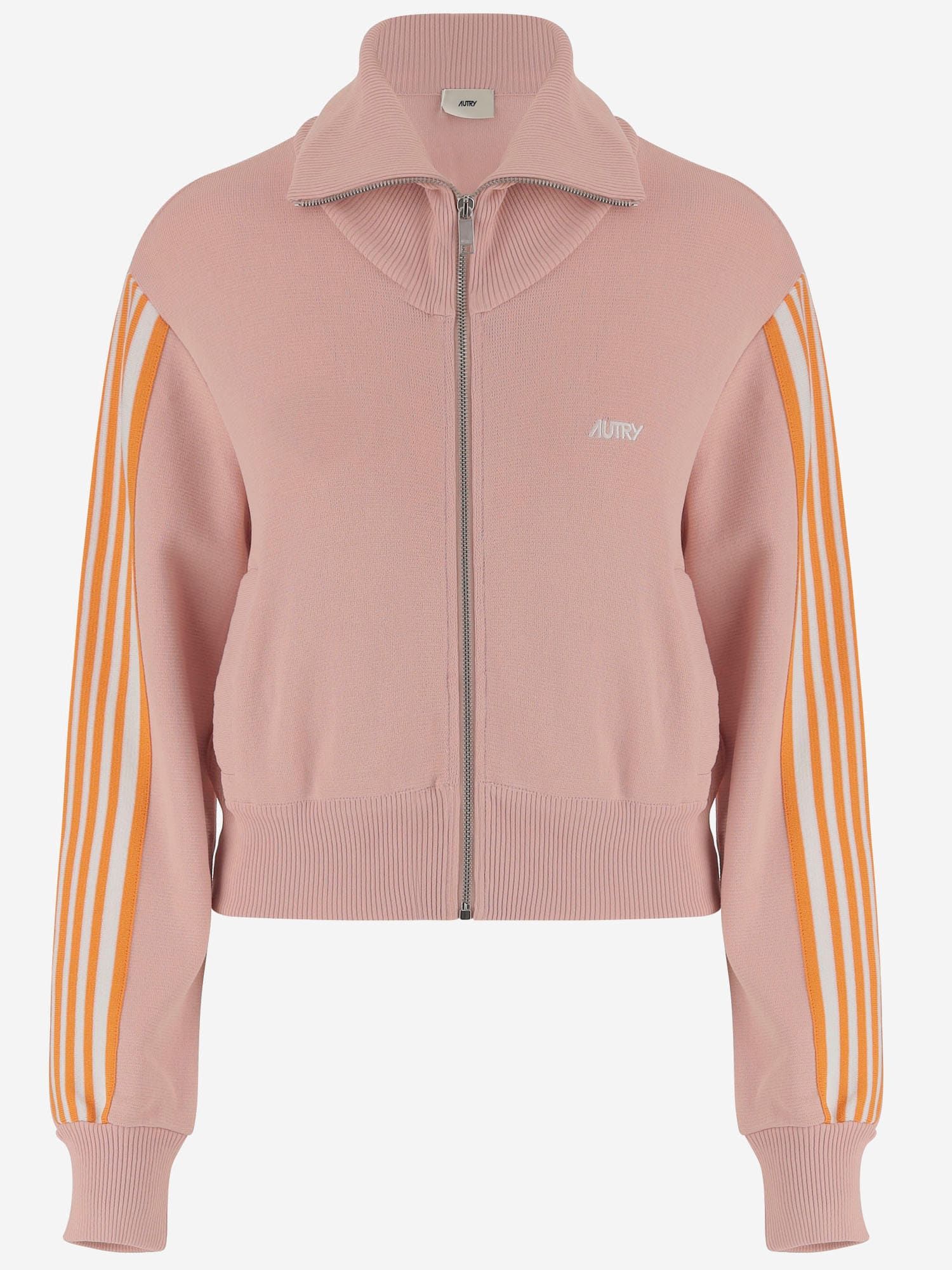 Viscose Blend Jacket With Logo