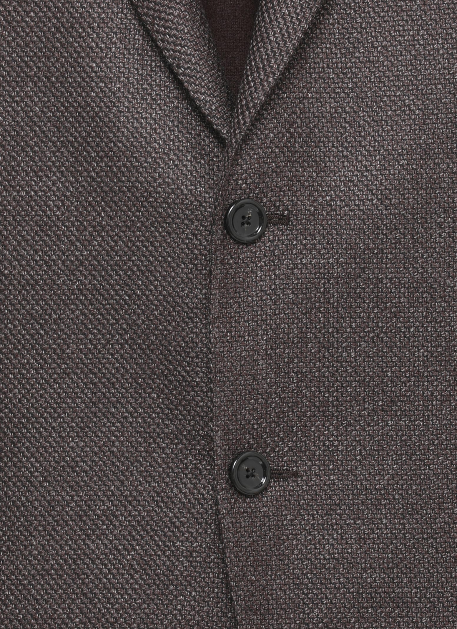 Lardini Wool Blazer With Long Sleeves And Vents In Brown
