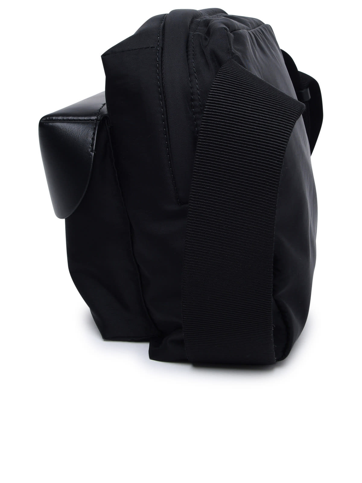 Shop Jil Sander Black Fabric Bag In Nero