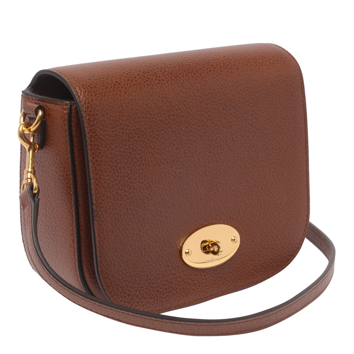Shop Mulberry Small Darley Satchel Two Tone In Brown