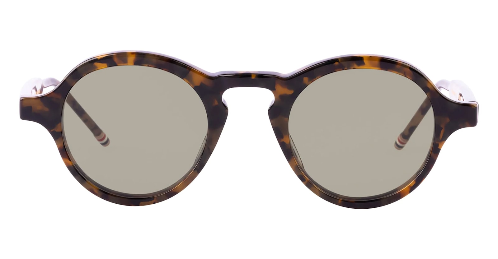Round - Dark Brown Sunglasses