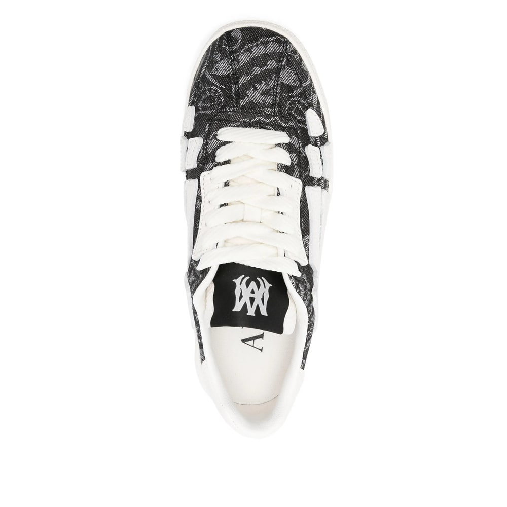 Amiri Leather Sneakers In Black
