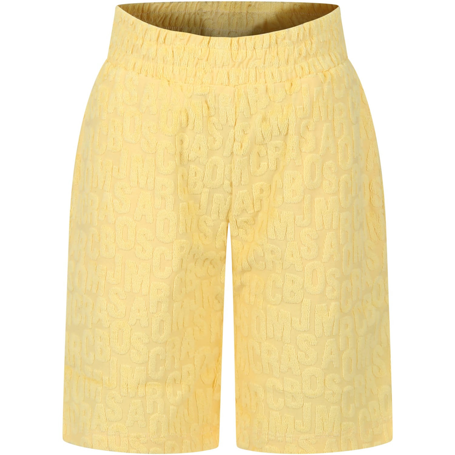 Marc Jacobs Yellow Shorts For Kids With Logo