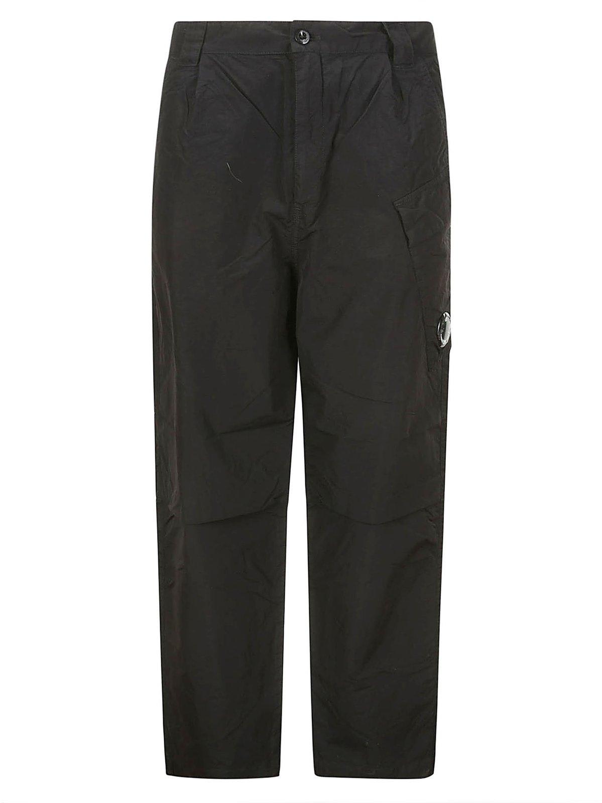 Shop C.p. Company Regular Utility Pants In Black