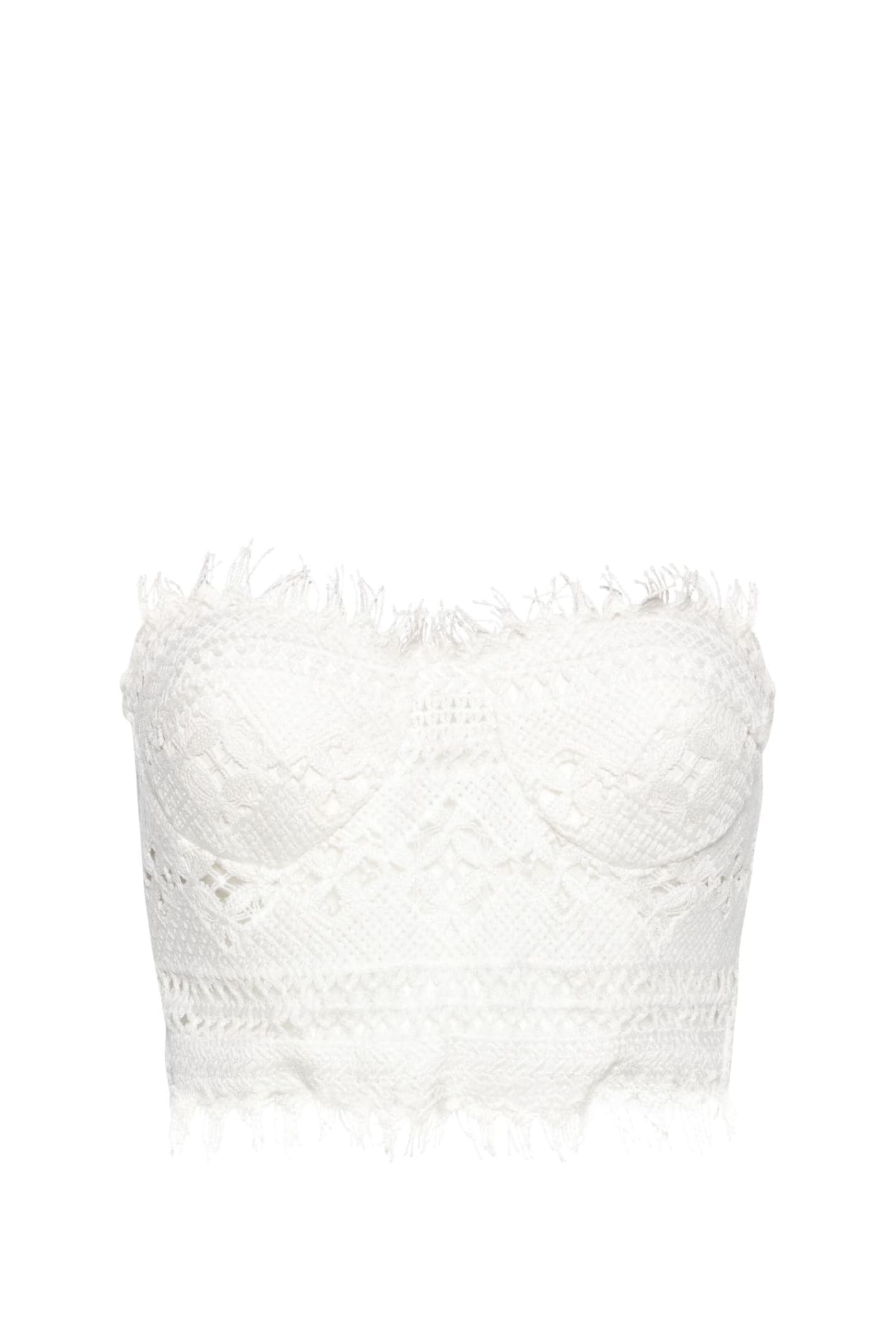 Shop Ermanno Scervino Top In White