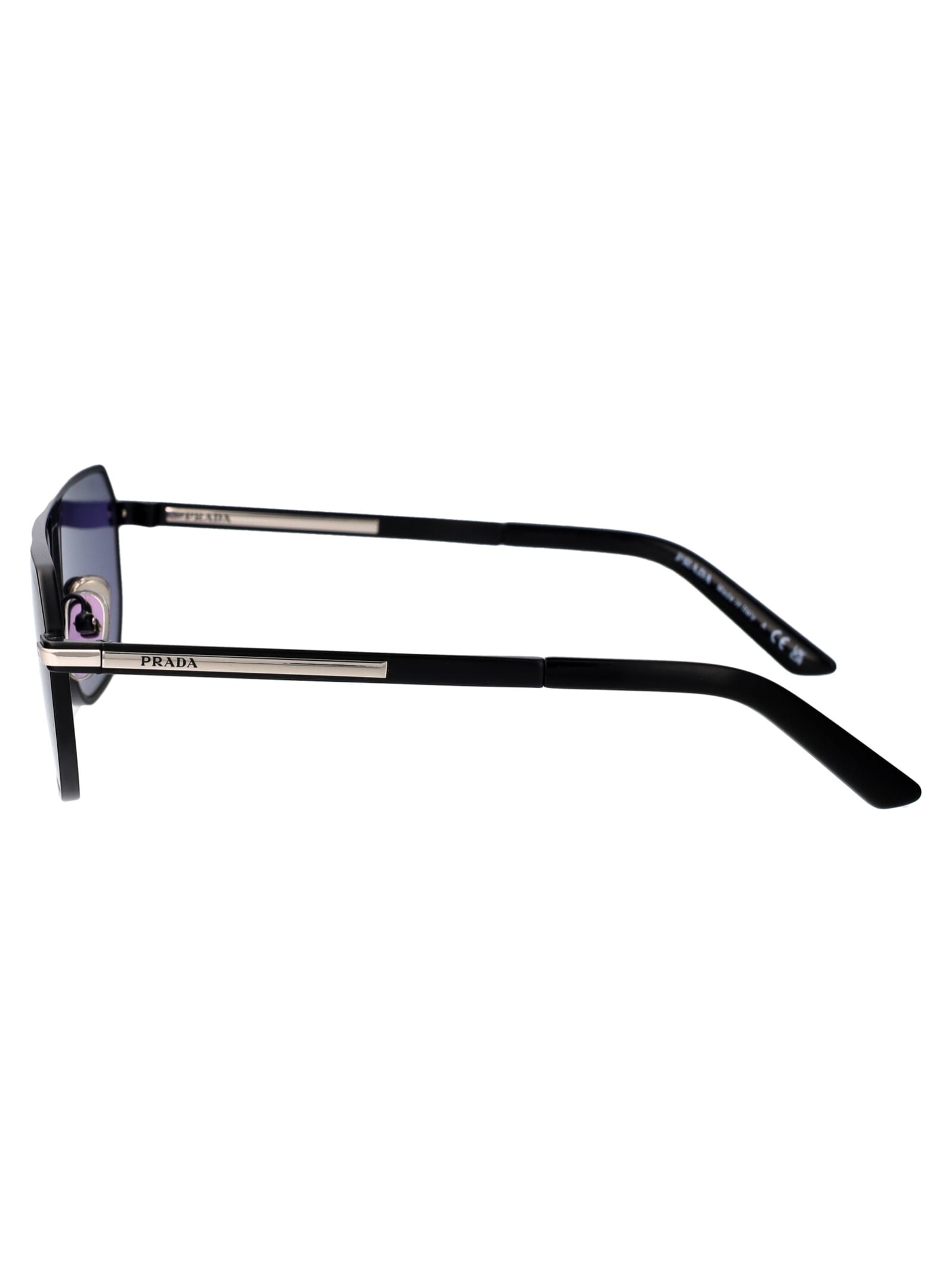 Shop Prada 0pr A53s Sunglasses In 1bo05q Matte Black