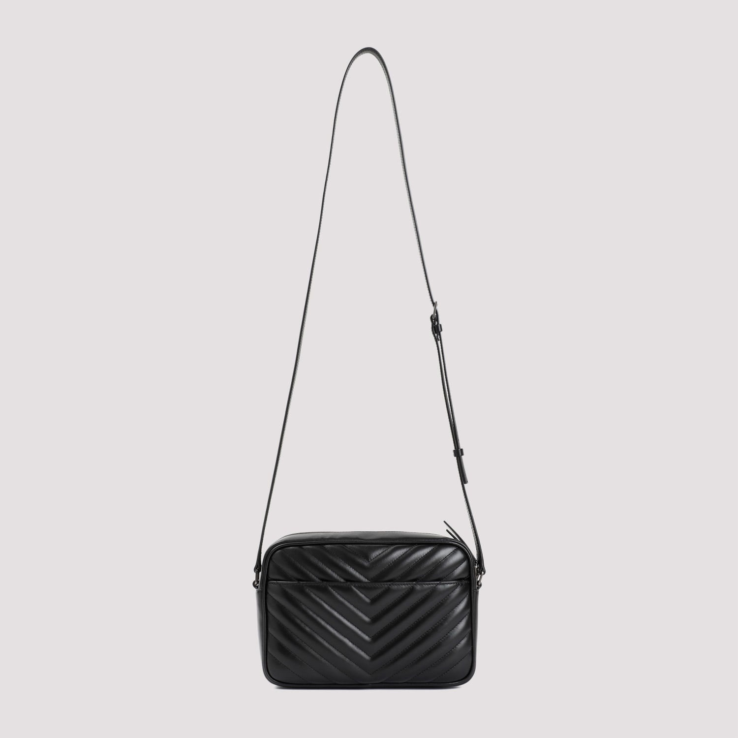 Saint Laurent Lou Shoulder Bag In Black