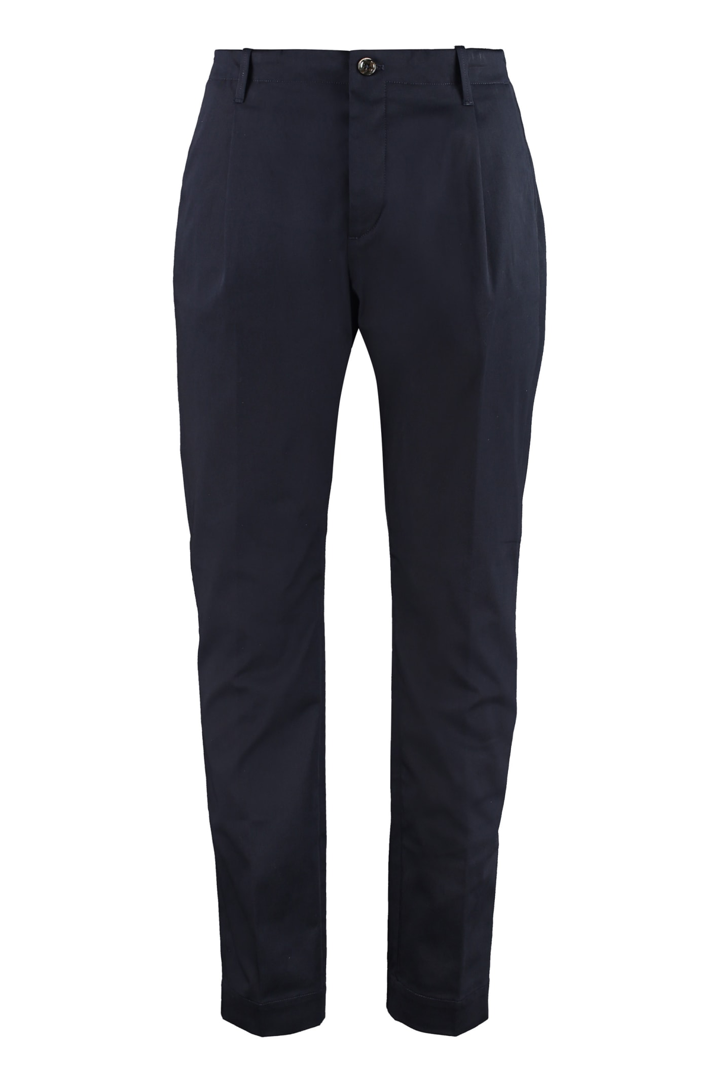 NINE IN THE MORNING SLIM FIT CHINO TROUSERS,FL78L17 BLUNAVY