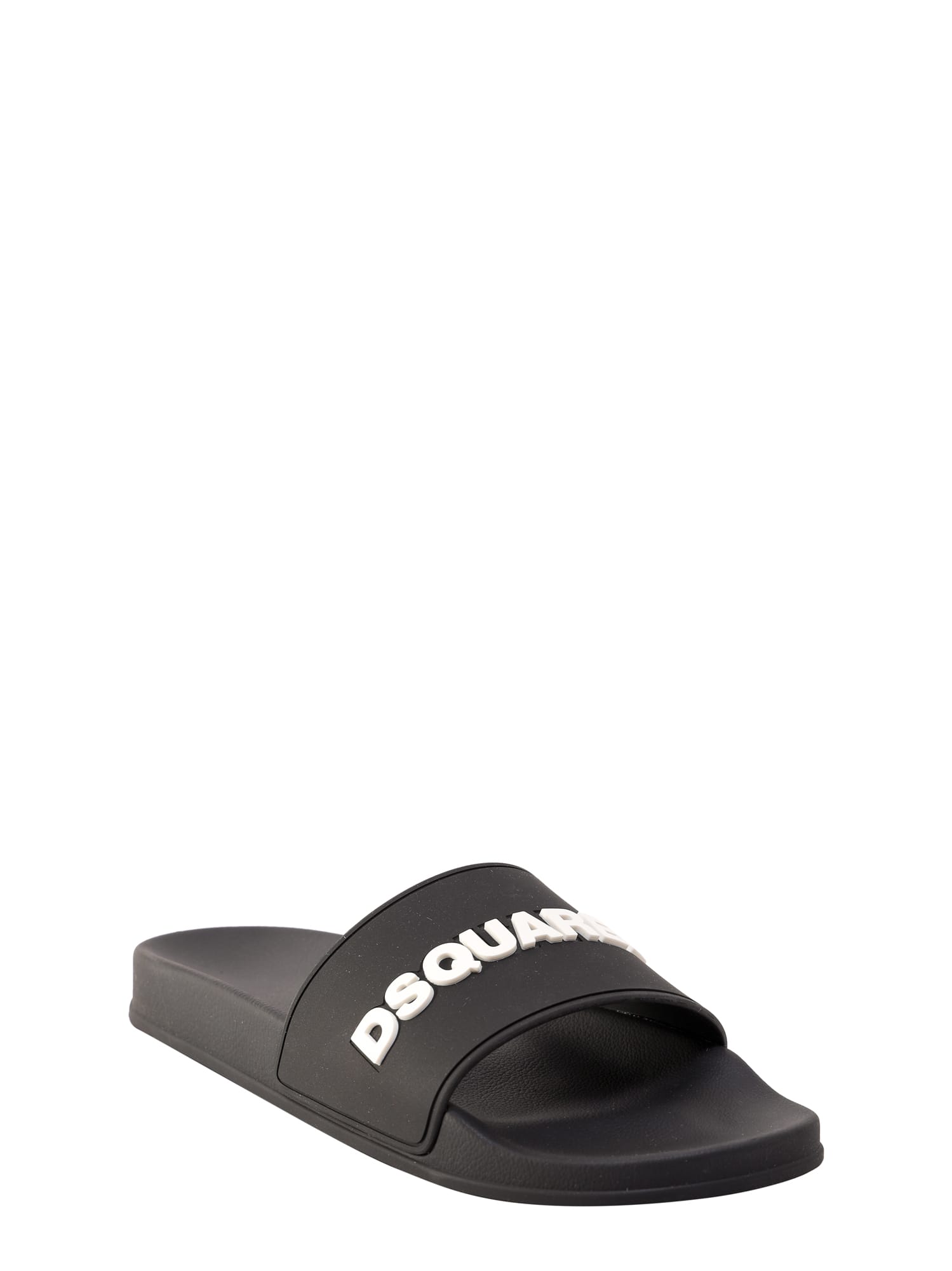 Shop Dsquared2 Slides In Nero