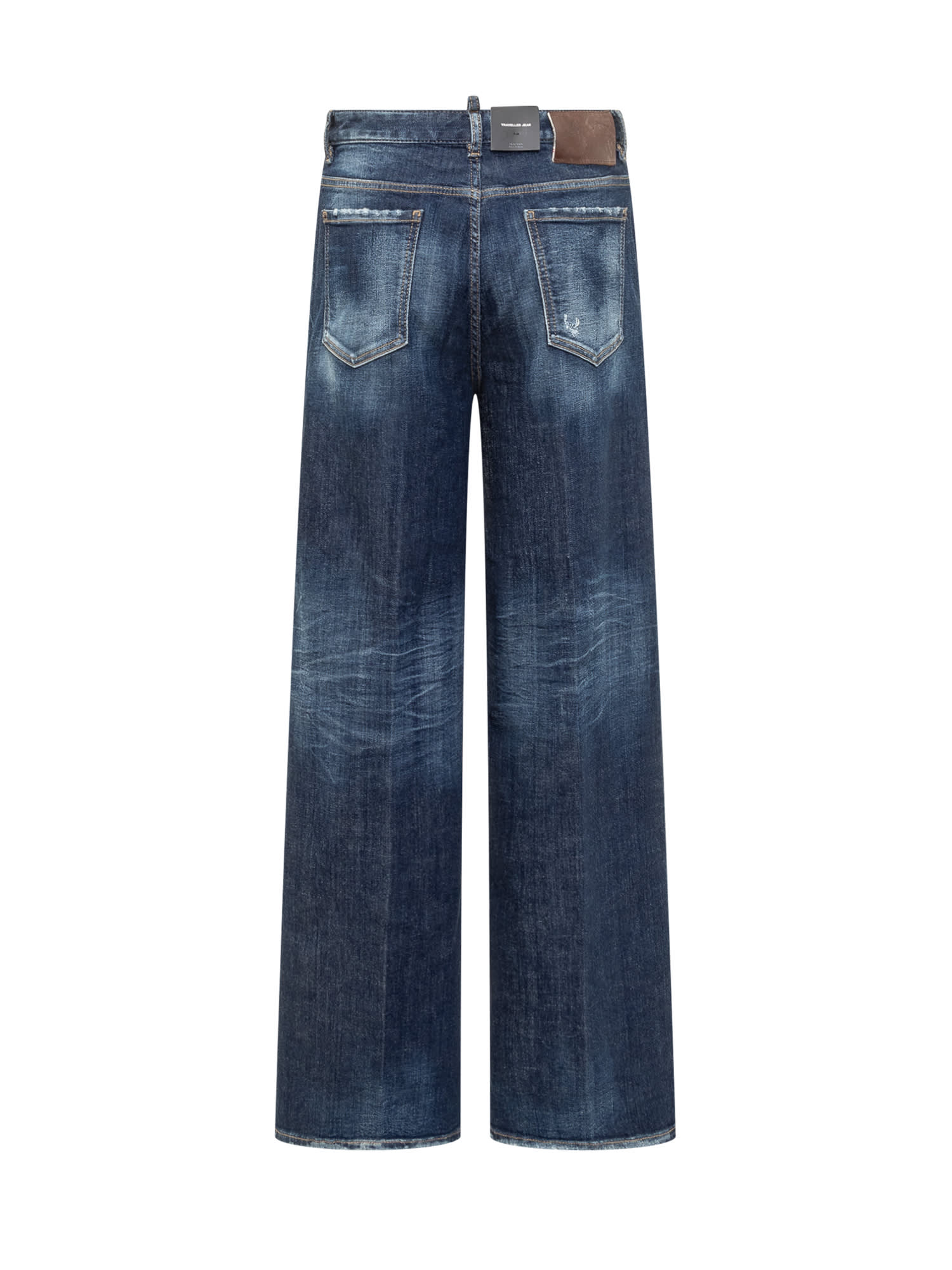 Shop Dsquared2 Traveller Jeans In Navy Blue