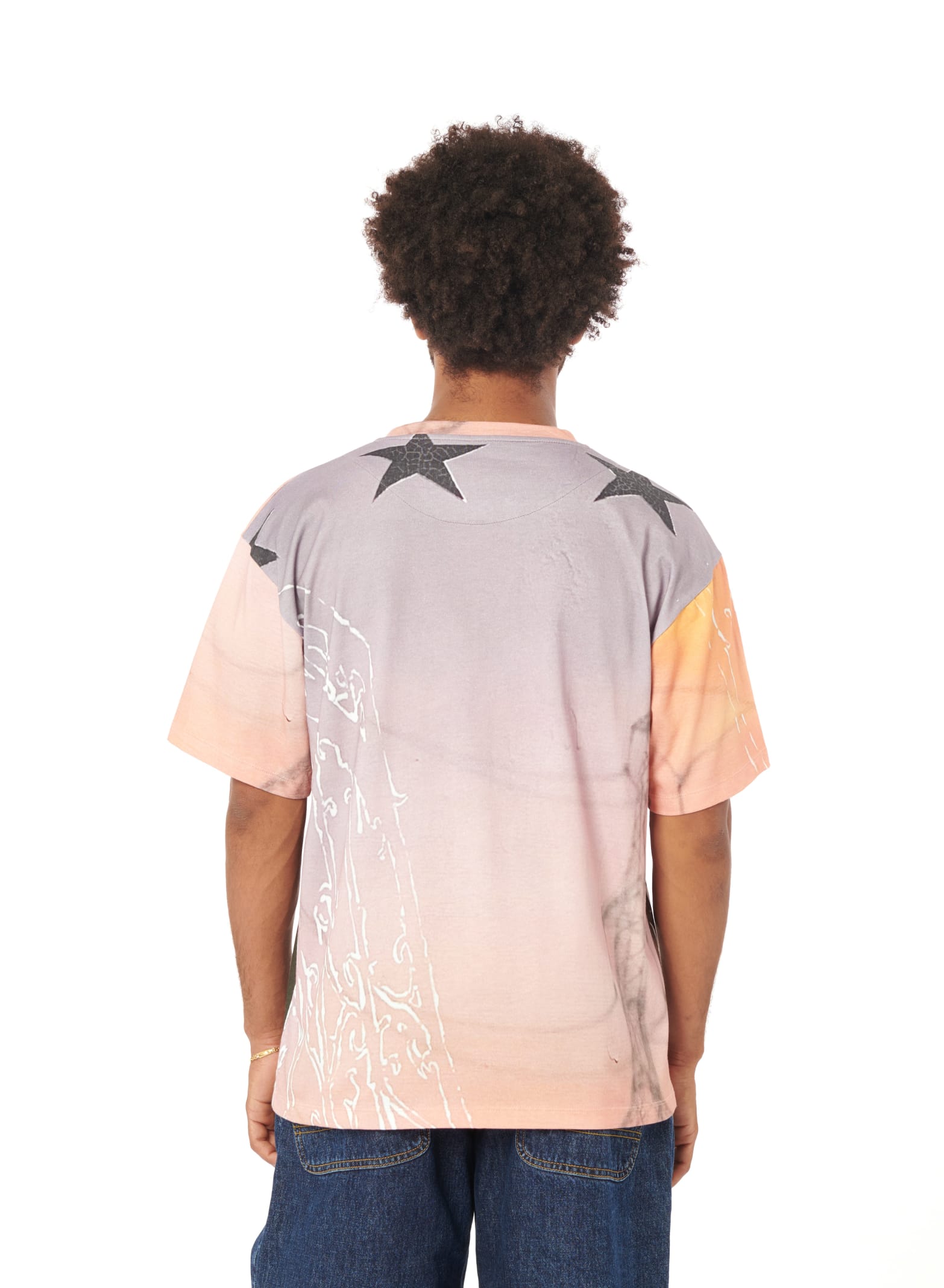 Shop Paccbet Kyler Dawn Tee Shirt Knit In Print