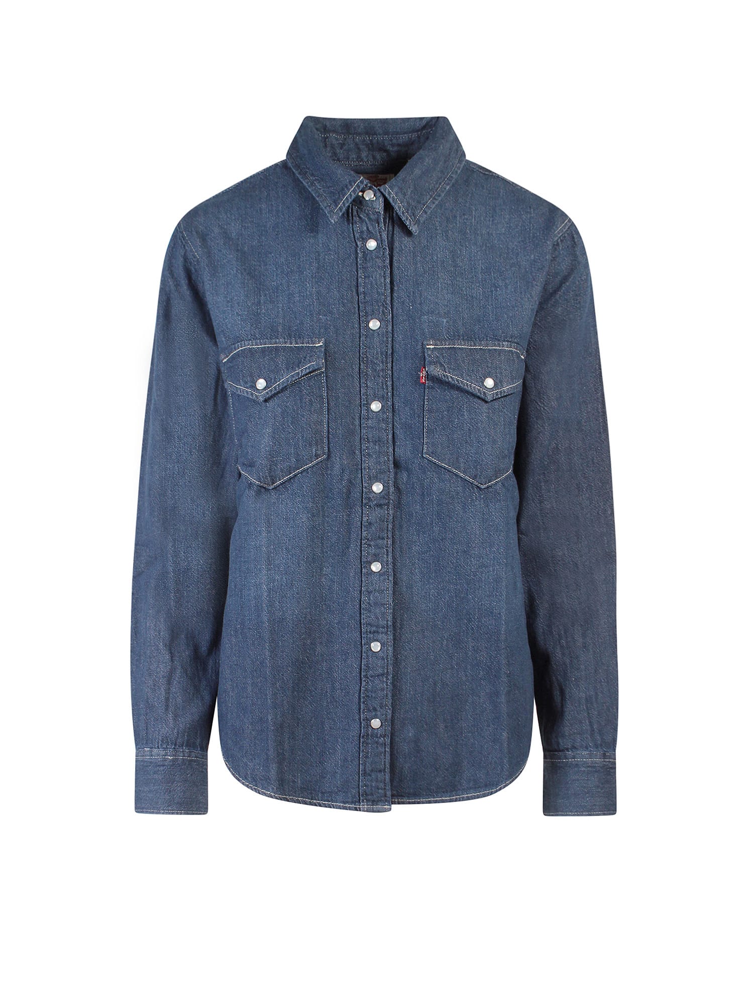 Levi's The Western Shirt In Blue