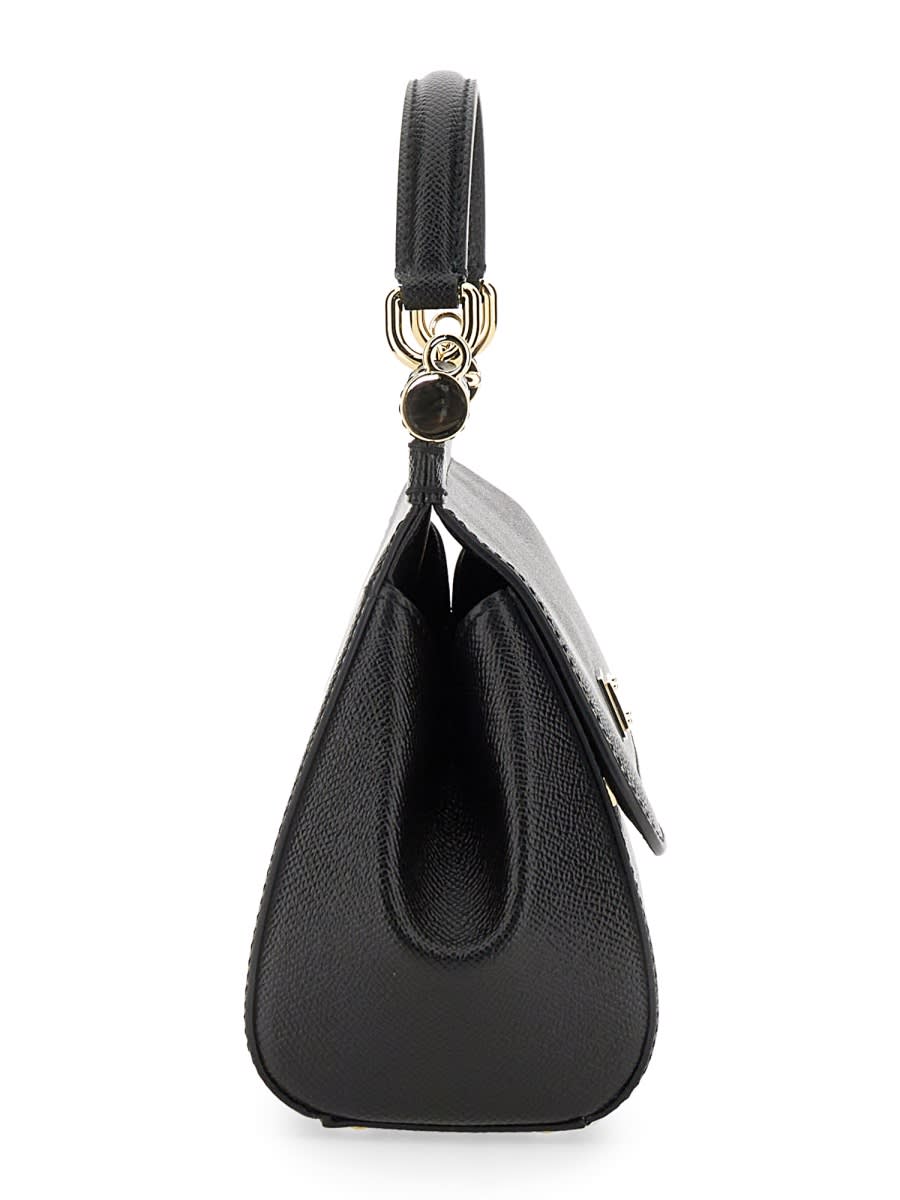 Shop Dolce & Gabbana Elongated Sicily Handbag In Black