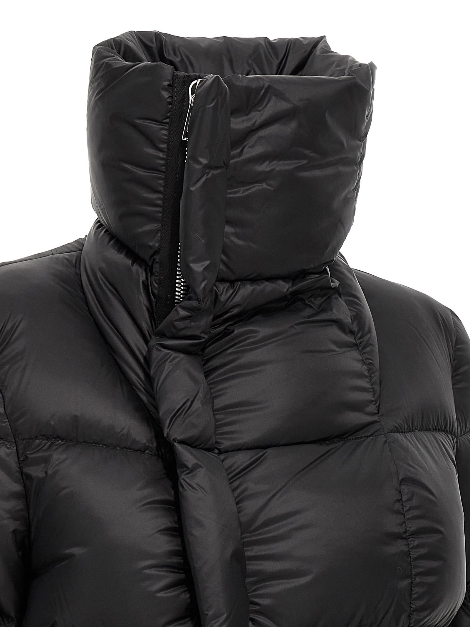 Shop Rick Owens Naska Duvet Down Jacket In Black