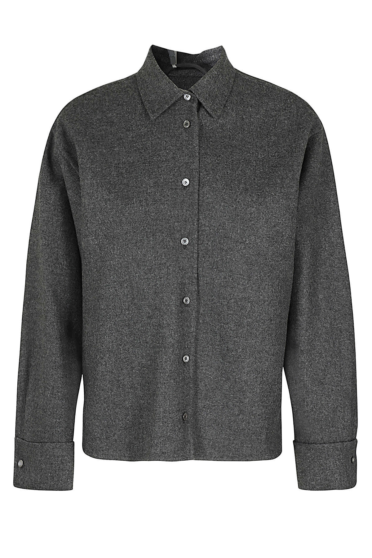 Max Mara Abadan Wool And Cashmere-blend Jacket In Grigio