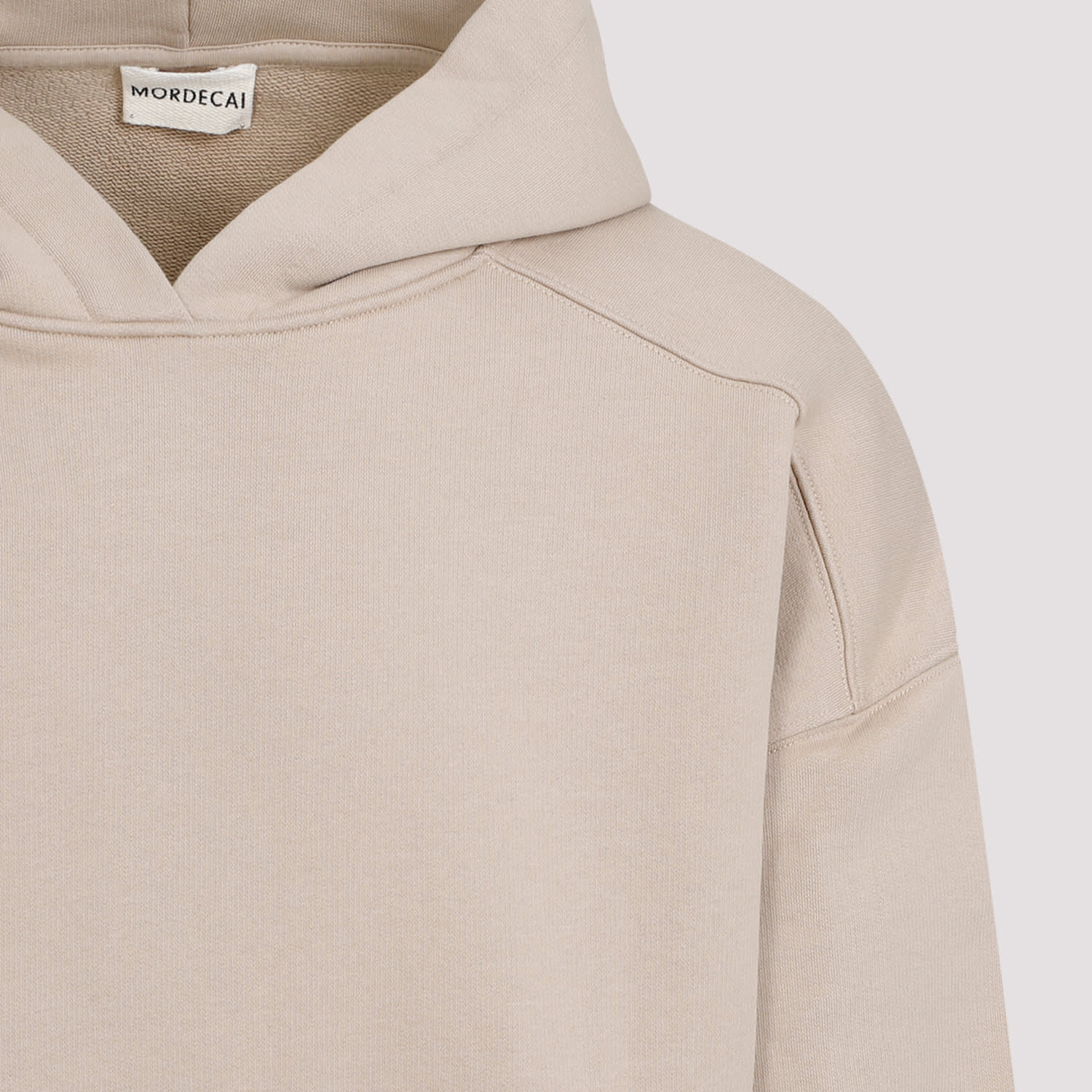 Shop Mordecai Hooded Sweatshirt In Sand