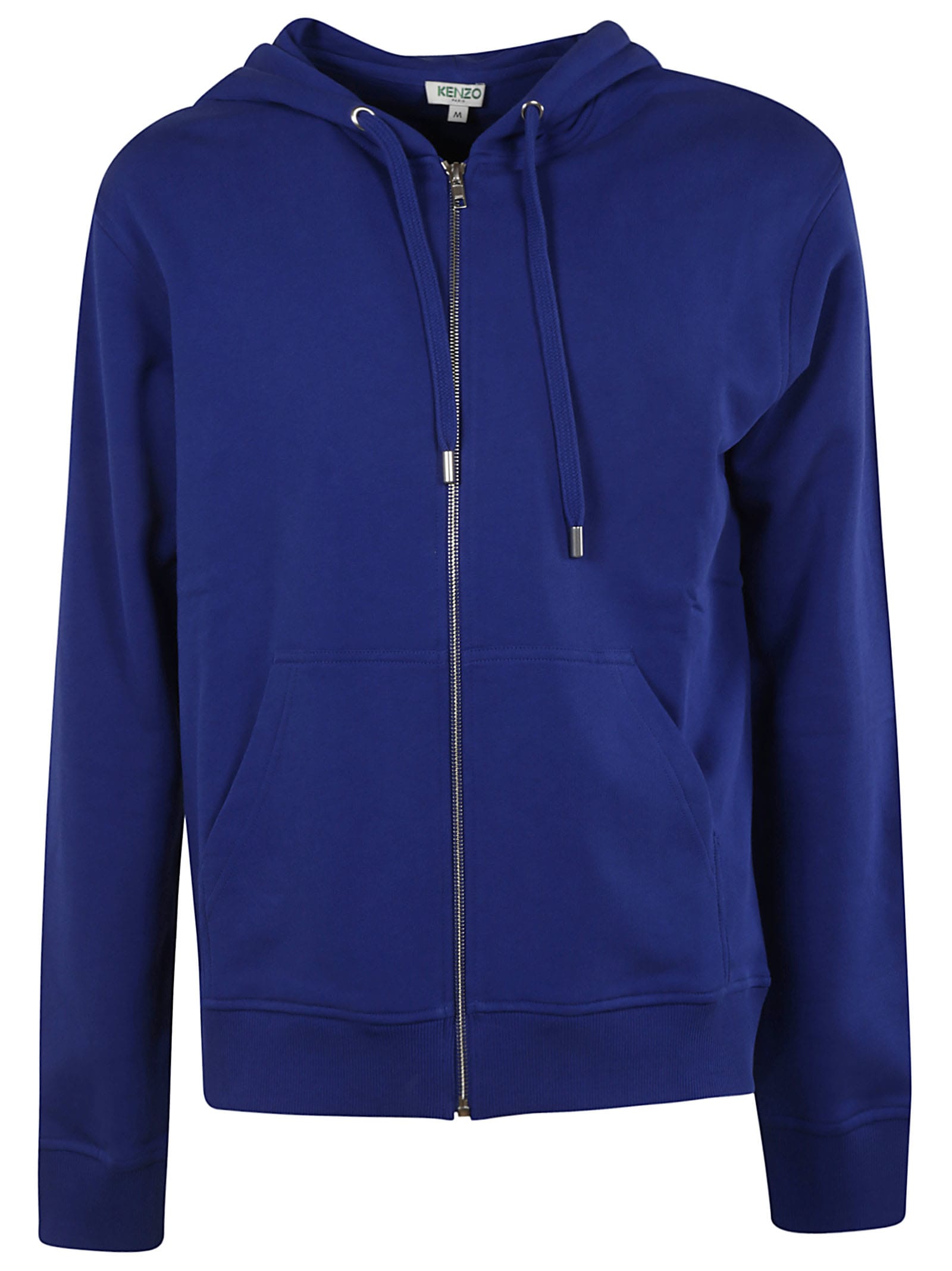 blue zip up hoodie