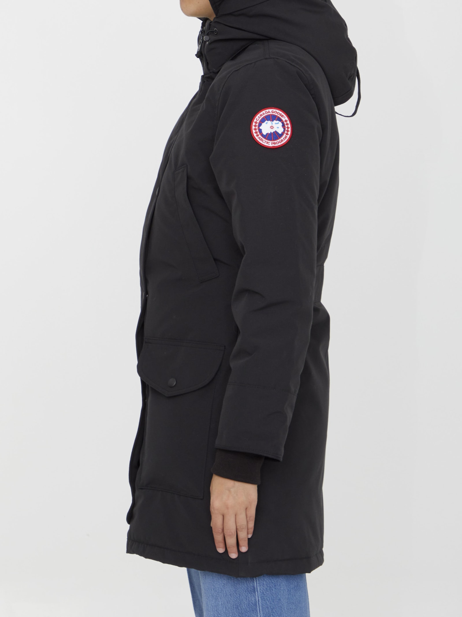 Shop Canada Goose Trillium Parka In Black