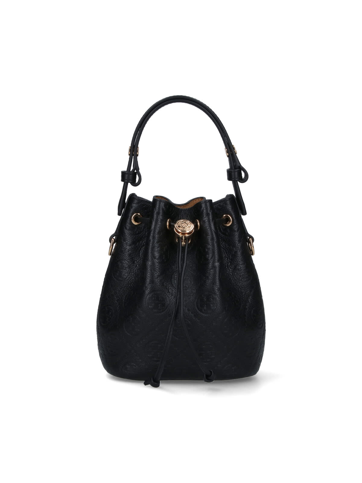 Tory Burch T Monogram Bucket Bag In Black