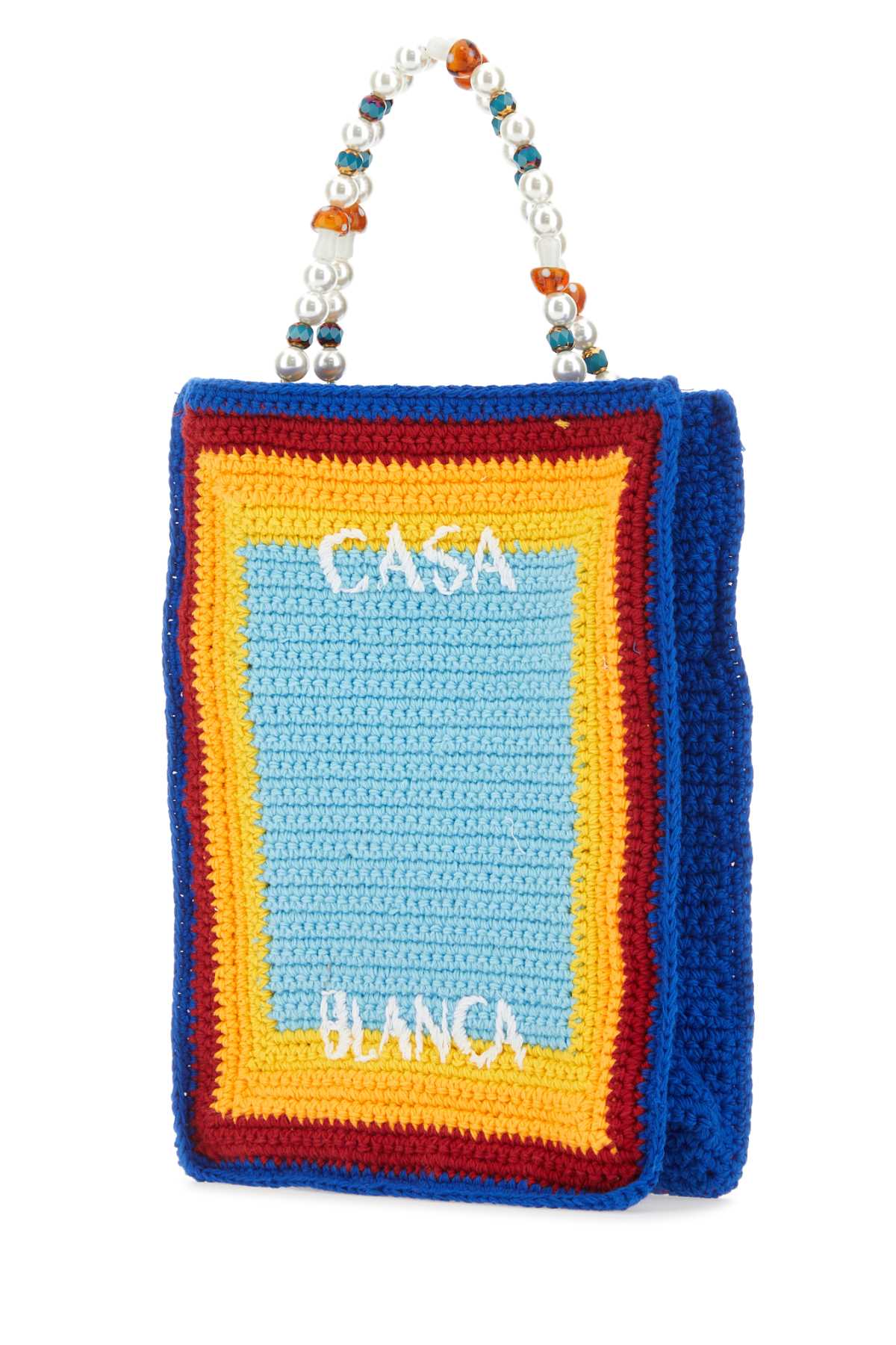 Shop Casablanca Multicolor Crochet Handbag