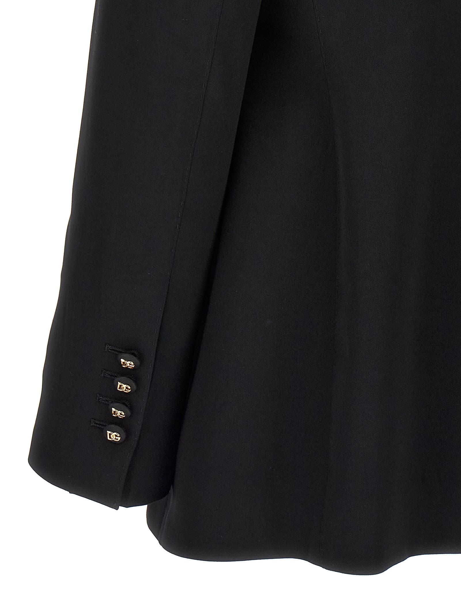 Shop Dolce & Gabbana Turlington Blazer In Black