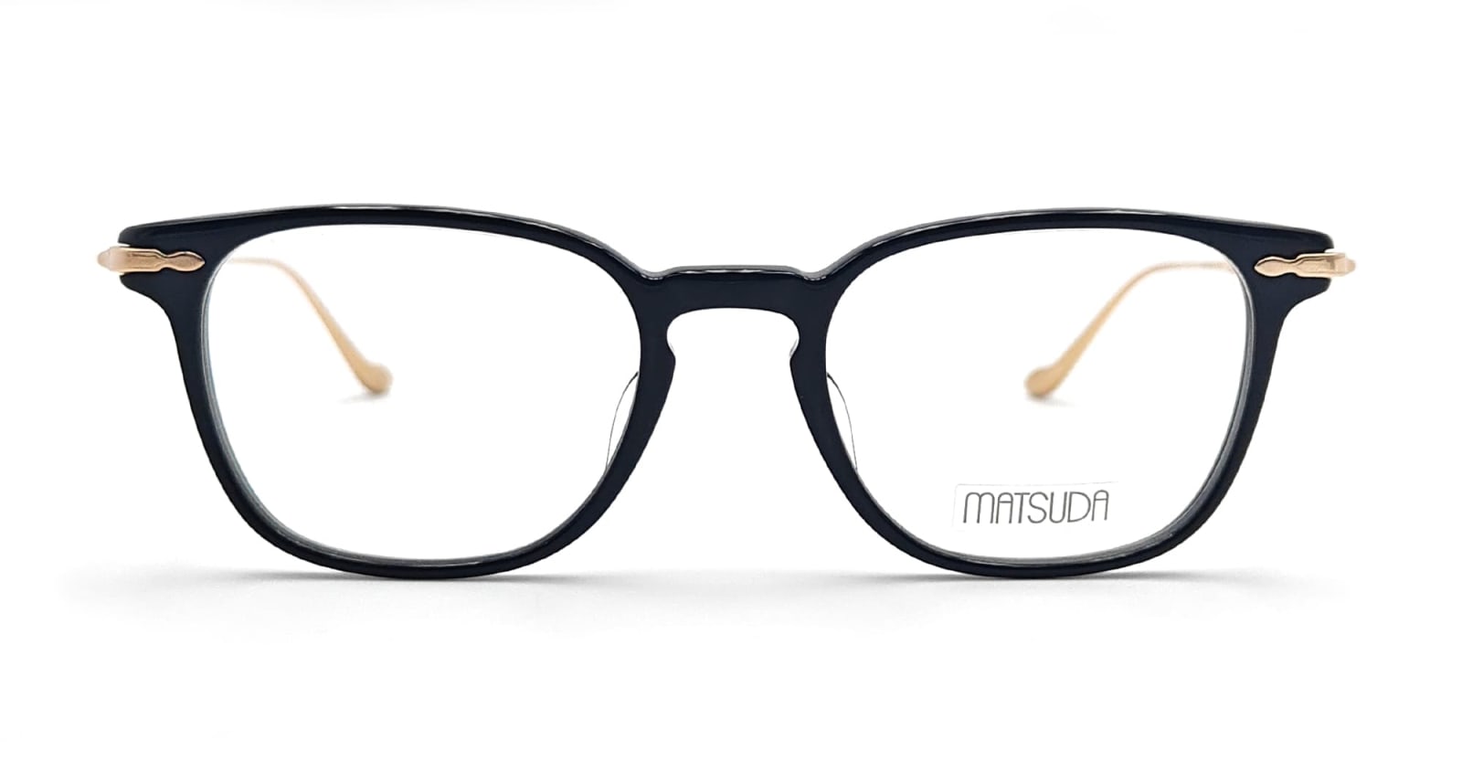 M2052 - Black / Brushed Gold Rx Glasses