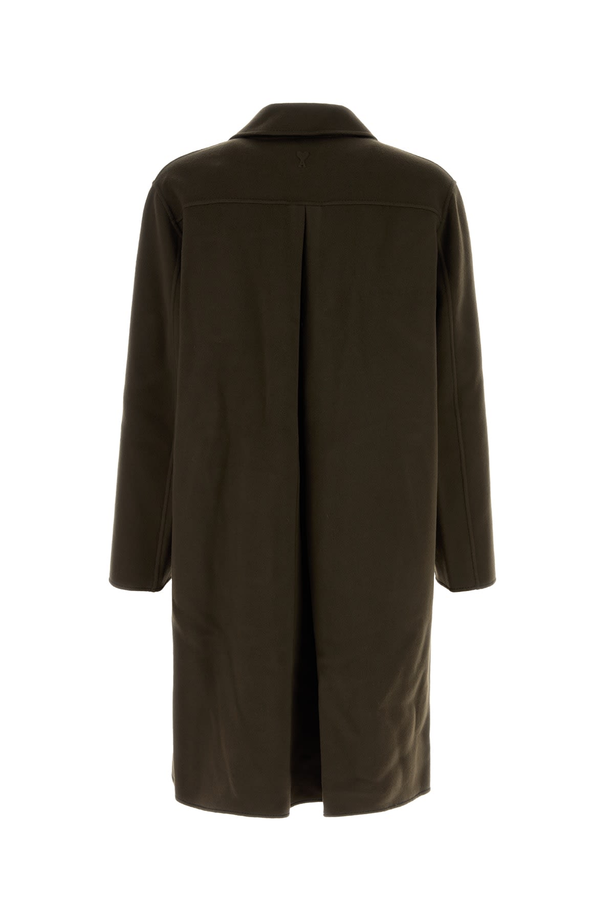 Shop Ami Alexandre Mattiussi Car Coat In Darkcoffee