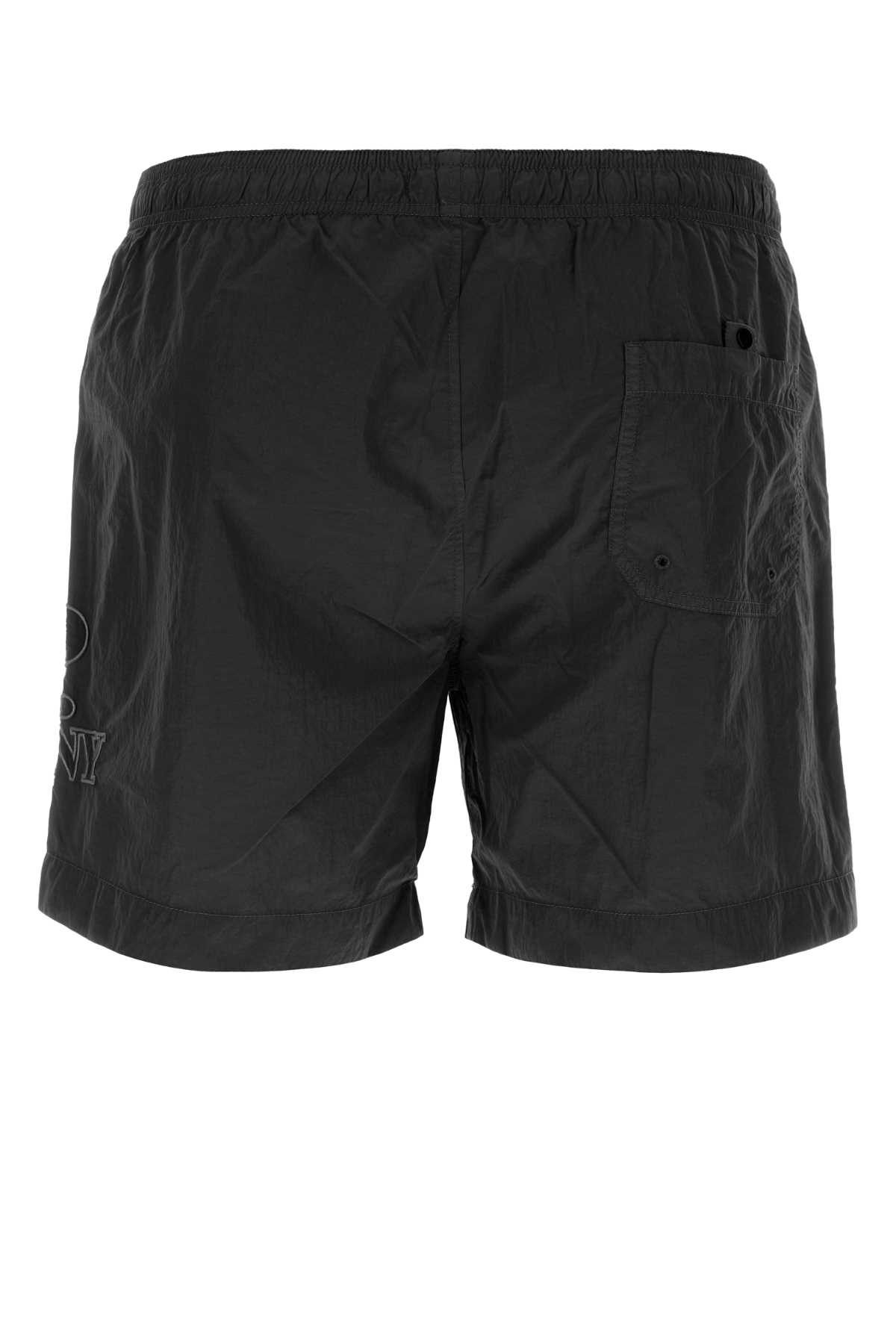 Shop C.p. Company Black Nylon Swimming Shorts