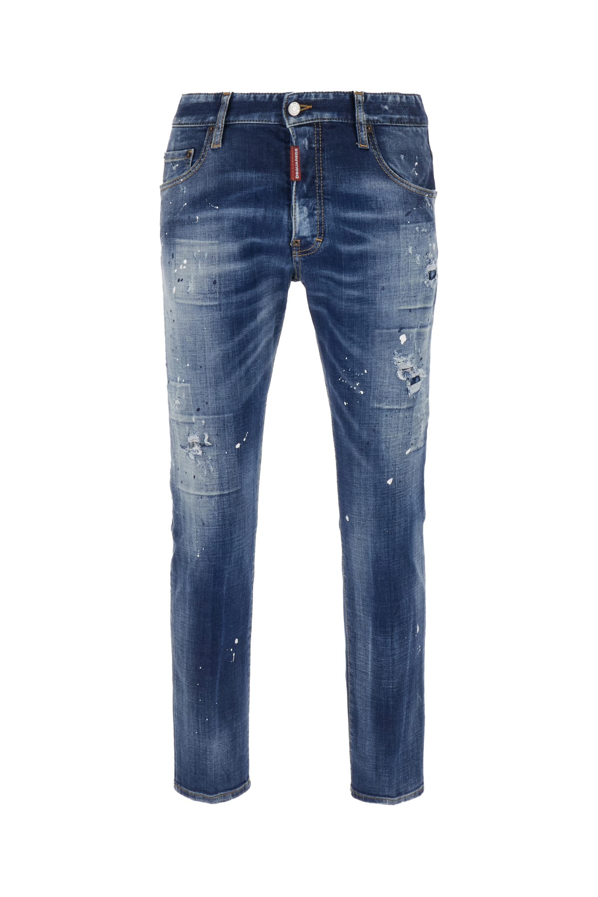 Shop Dsquared2 Stretch Denim Skater Jean Jeans In 470