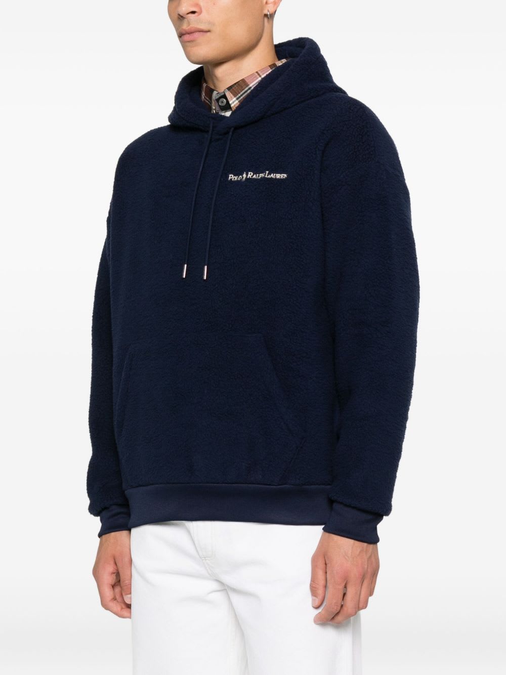 Polo Ralph Lauren Logo-detailing Hoodie In Blue