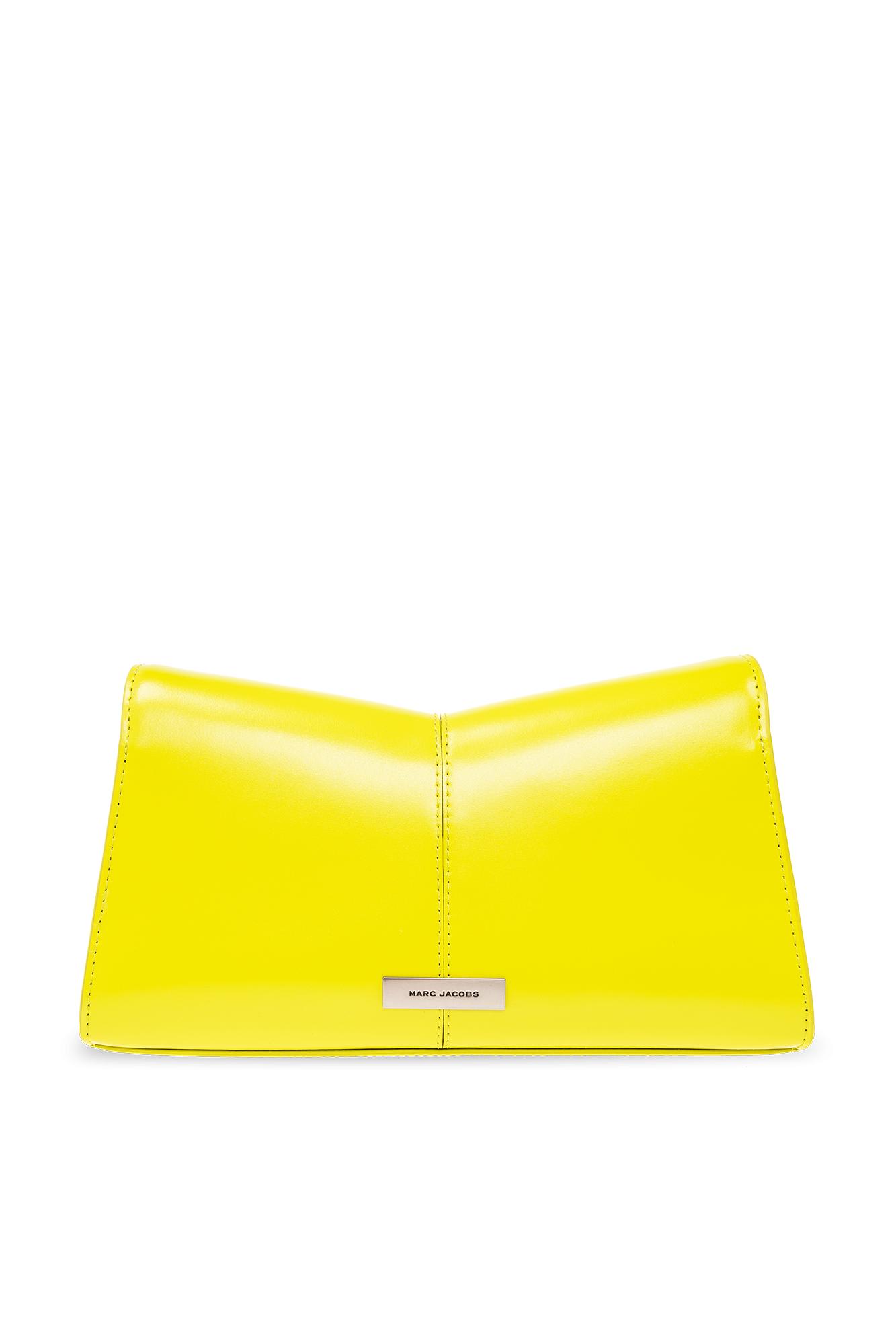 Shop Marc Jacobs The St. Marc Mini Shoulder Bag In Yellow