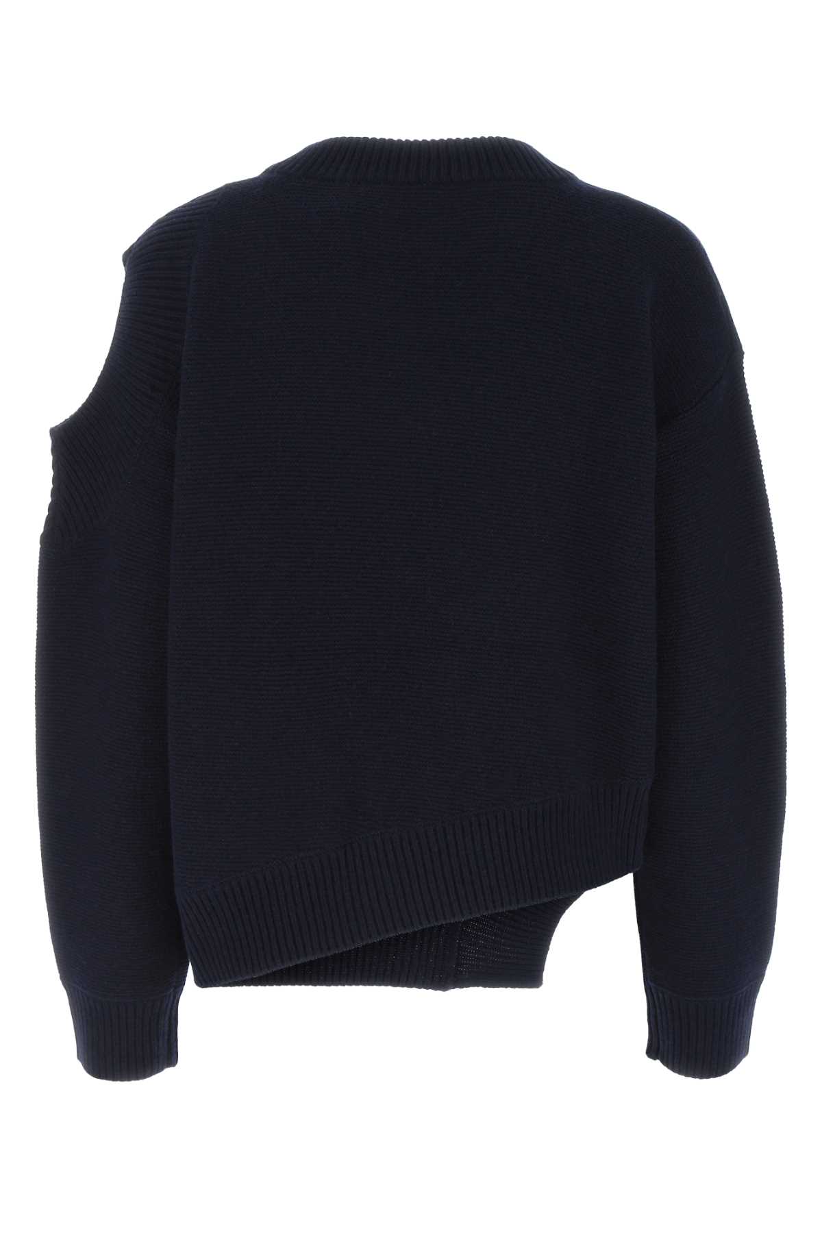 Stella Mccartney Dark Blue Cashmere Blend Sweater In 4000