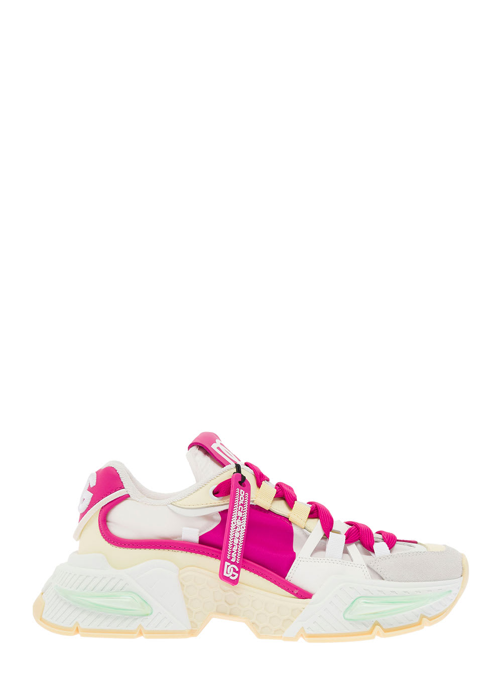 Dolce & Gabbana 30mm Air Master Nylon & Leather Sneakers In Multicolor