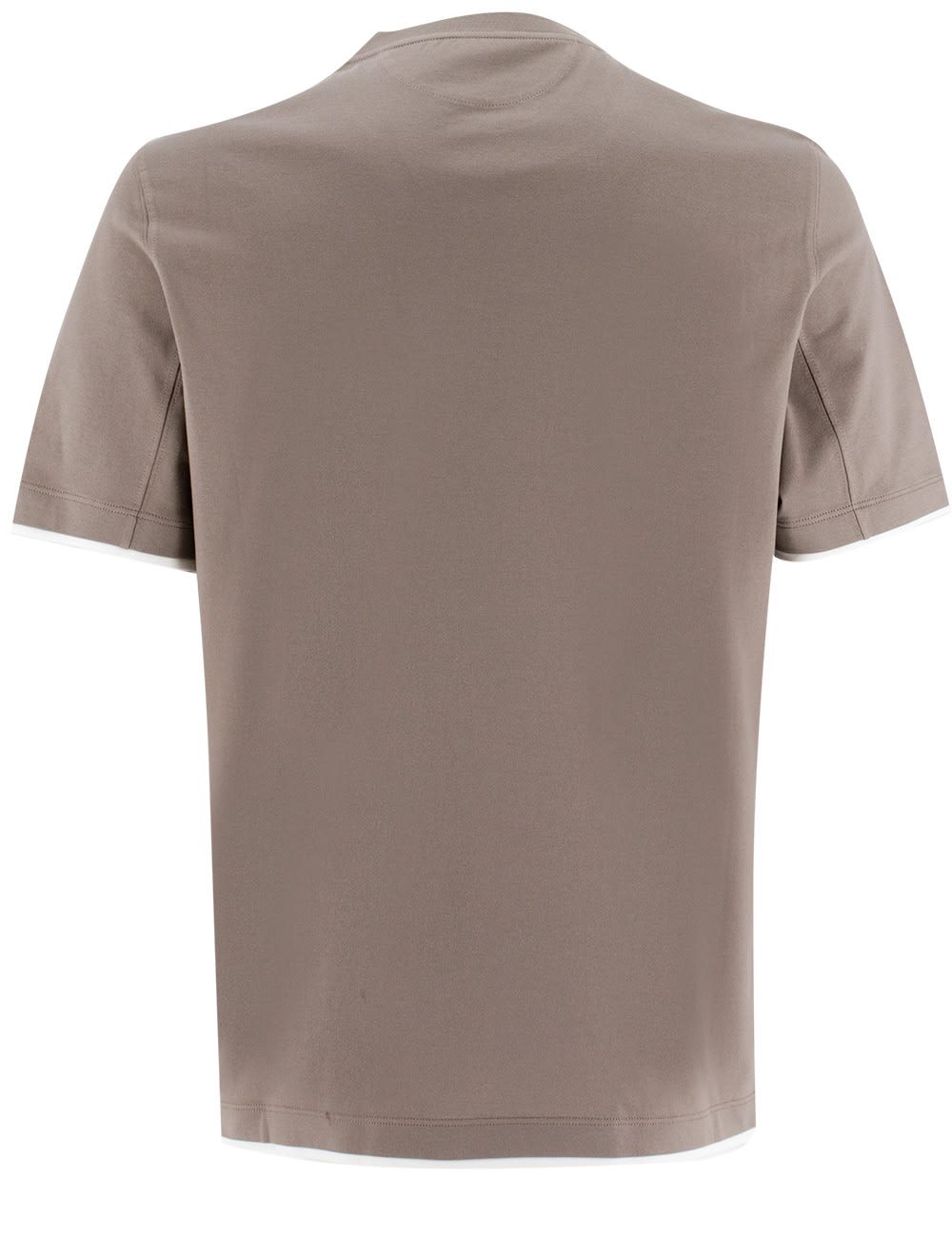 Brunello Cucinelli Relaxed Fit Short-sleeved Crew Neck T-shirt In 2421+7220