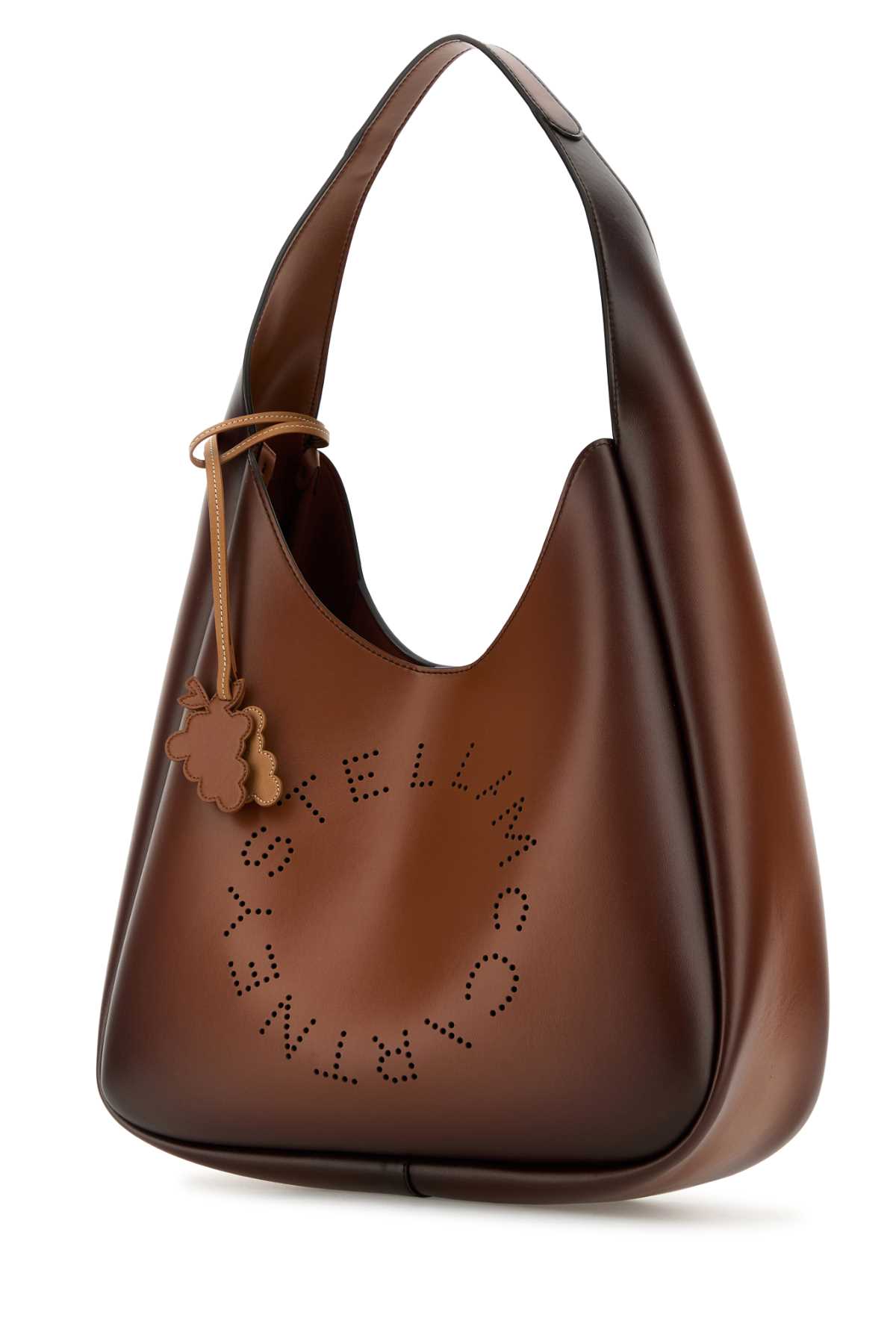 Shop Stella Mccartney Caramel Alter Mat Shopping Bag In Brandy