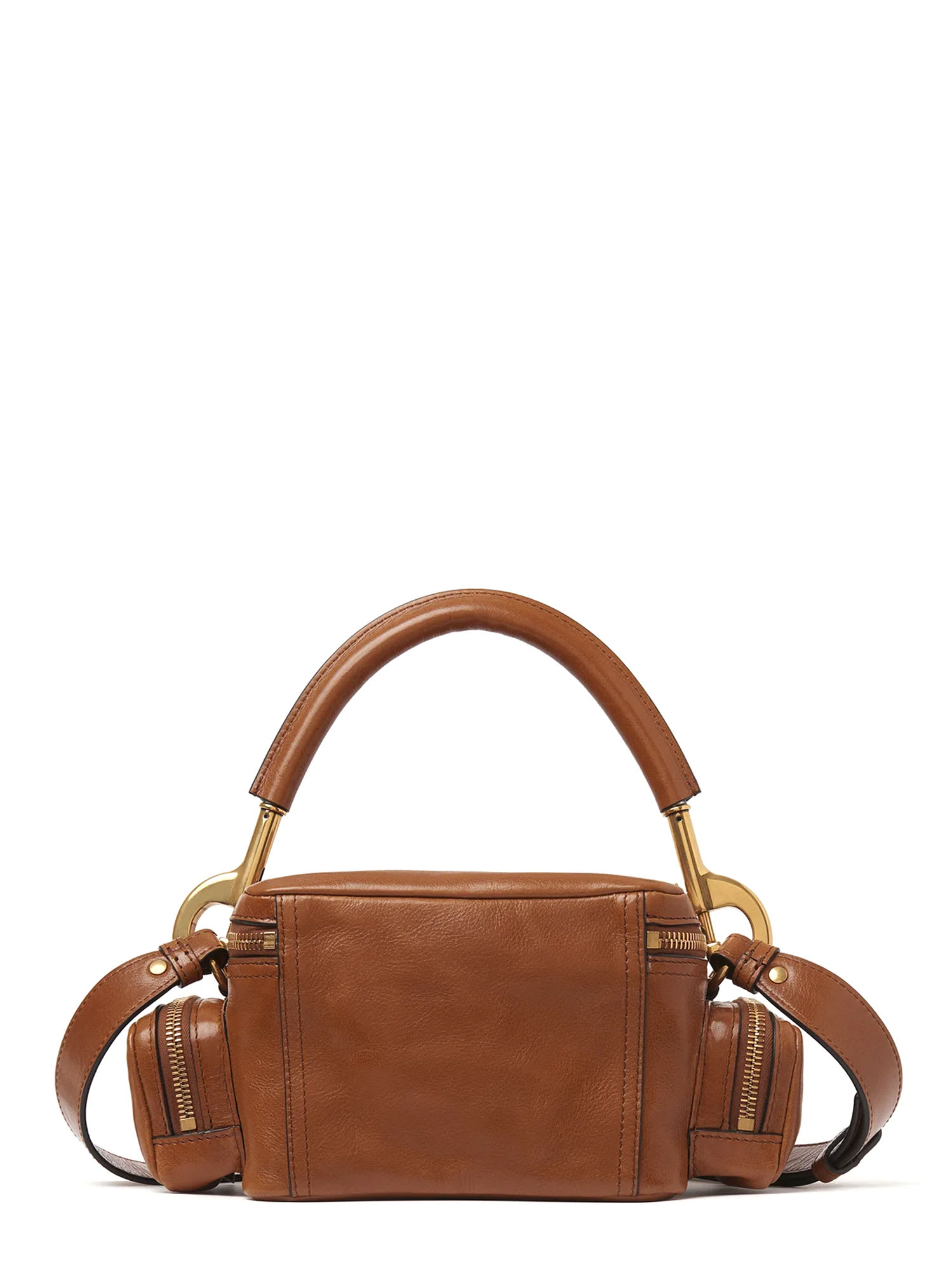 Chloé Chloè Small Leather Camera Bag In Brown