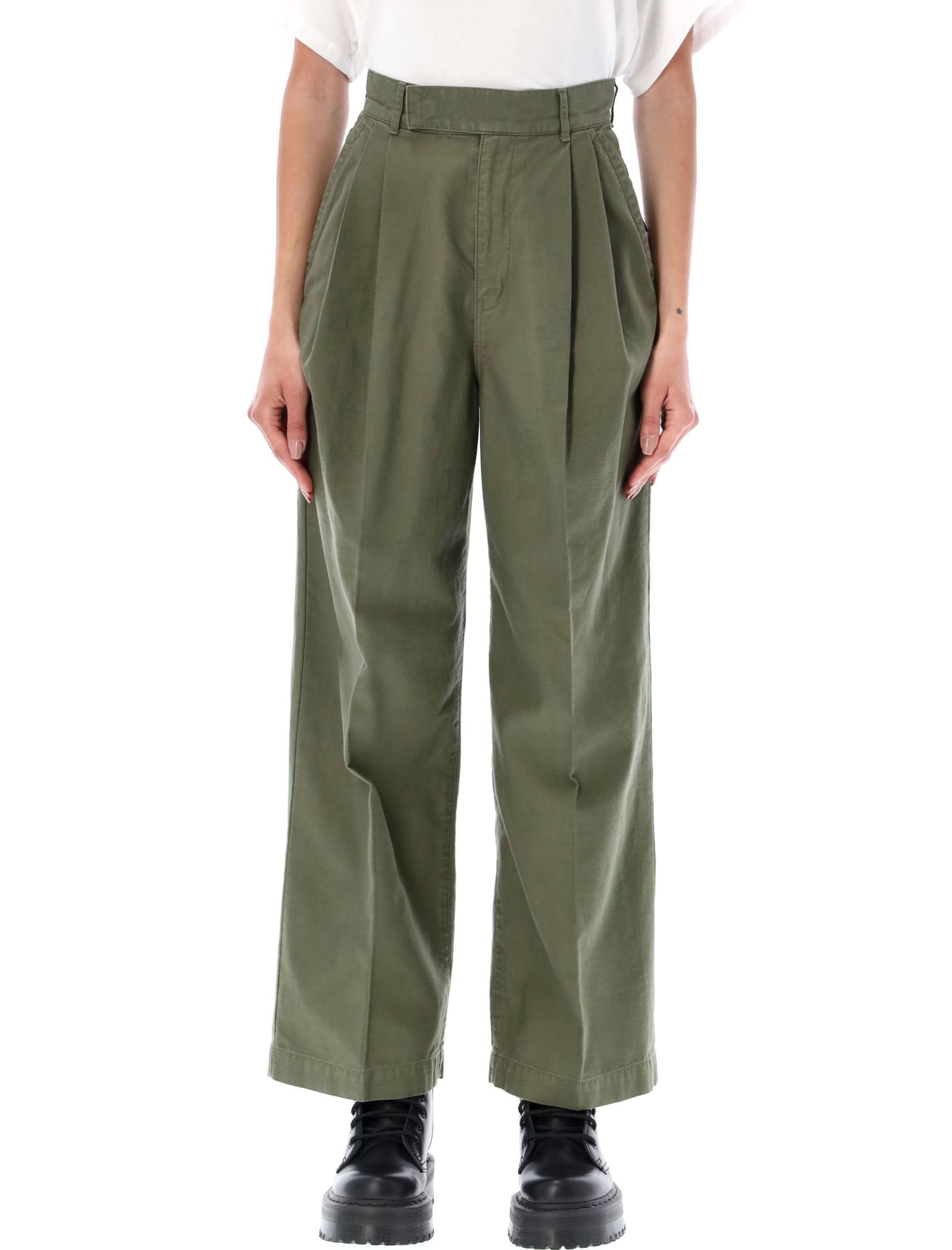 UNDERCOVER CHINO PLEATED PANTS