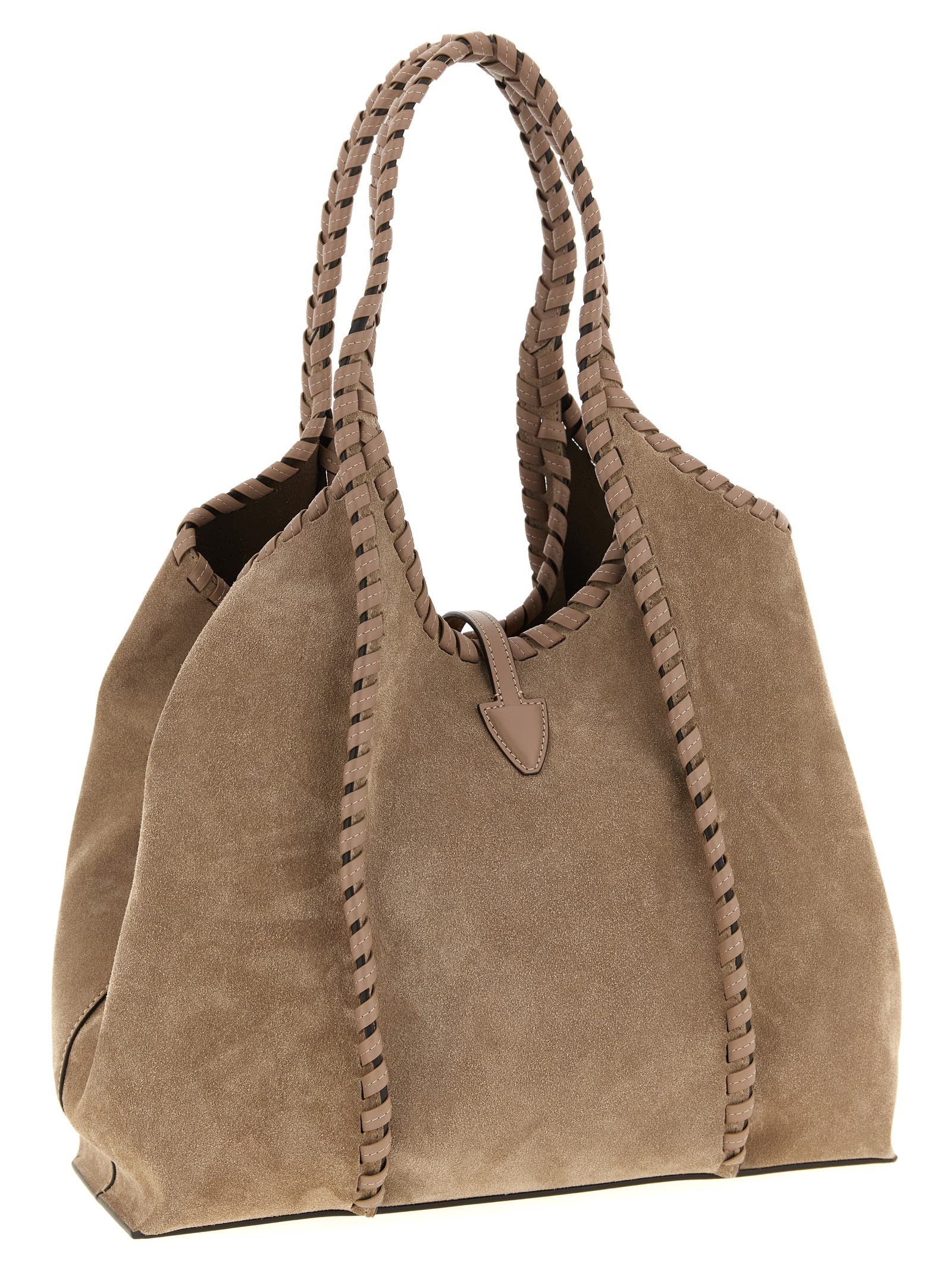 Tod's T Timeless Medium Shoulder Bag In Brown