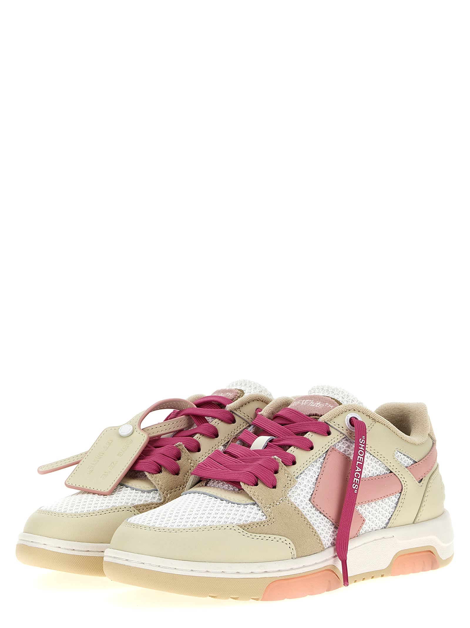 Off-white Slim Out Of Office Sneakers In Neutral