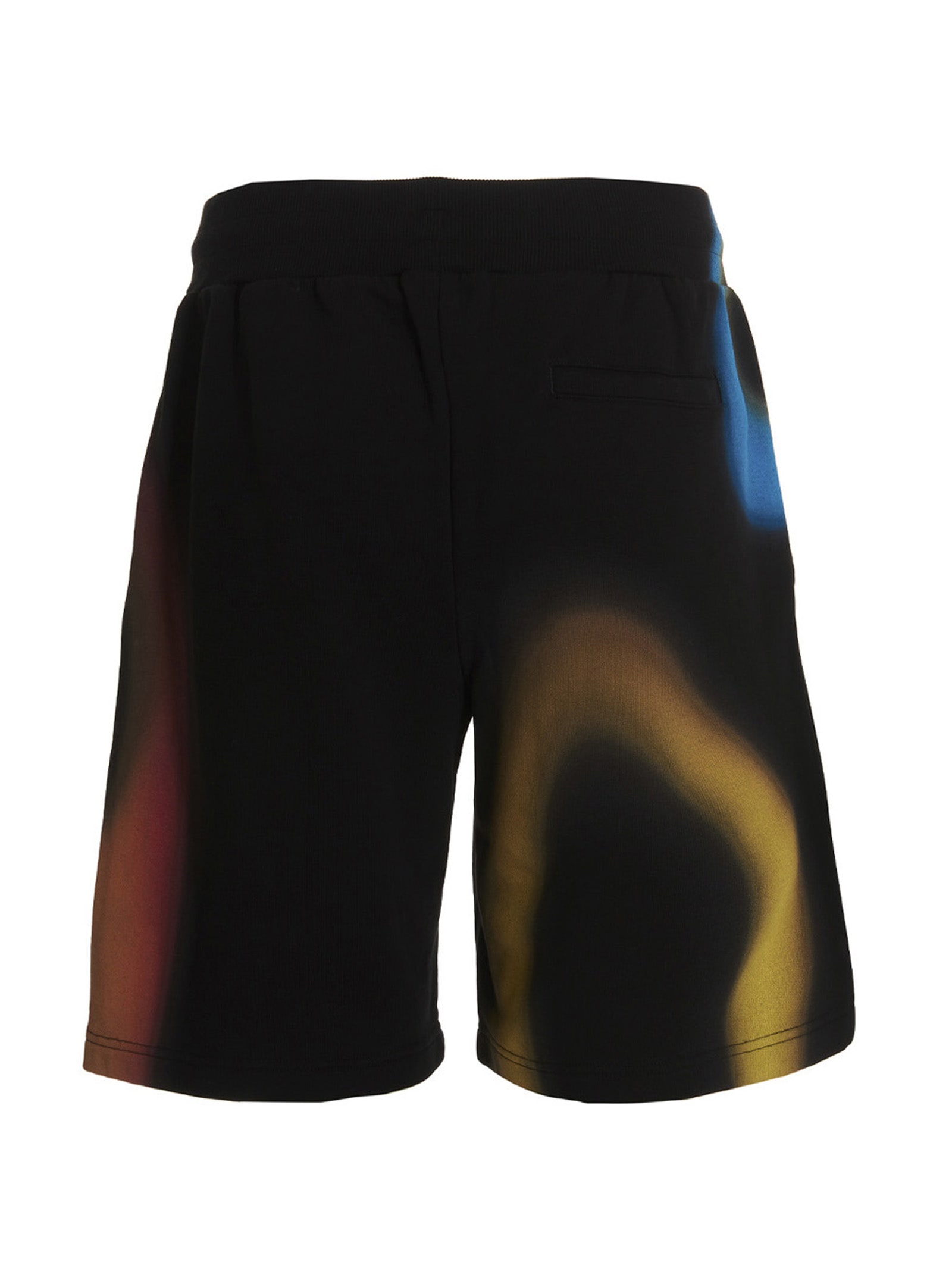 Shop A-cold-wall* Hypergraphic Bermuda Shorts In Black
