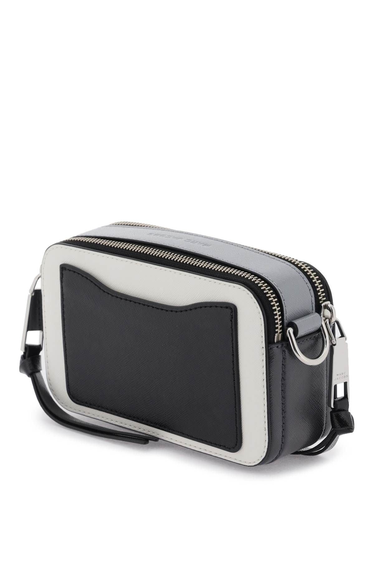 Shop Marc Jacobs The Snapshot Camera Bag In Cotton Multi (grey)
