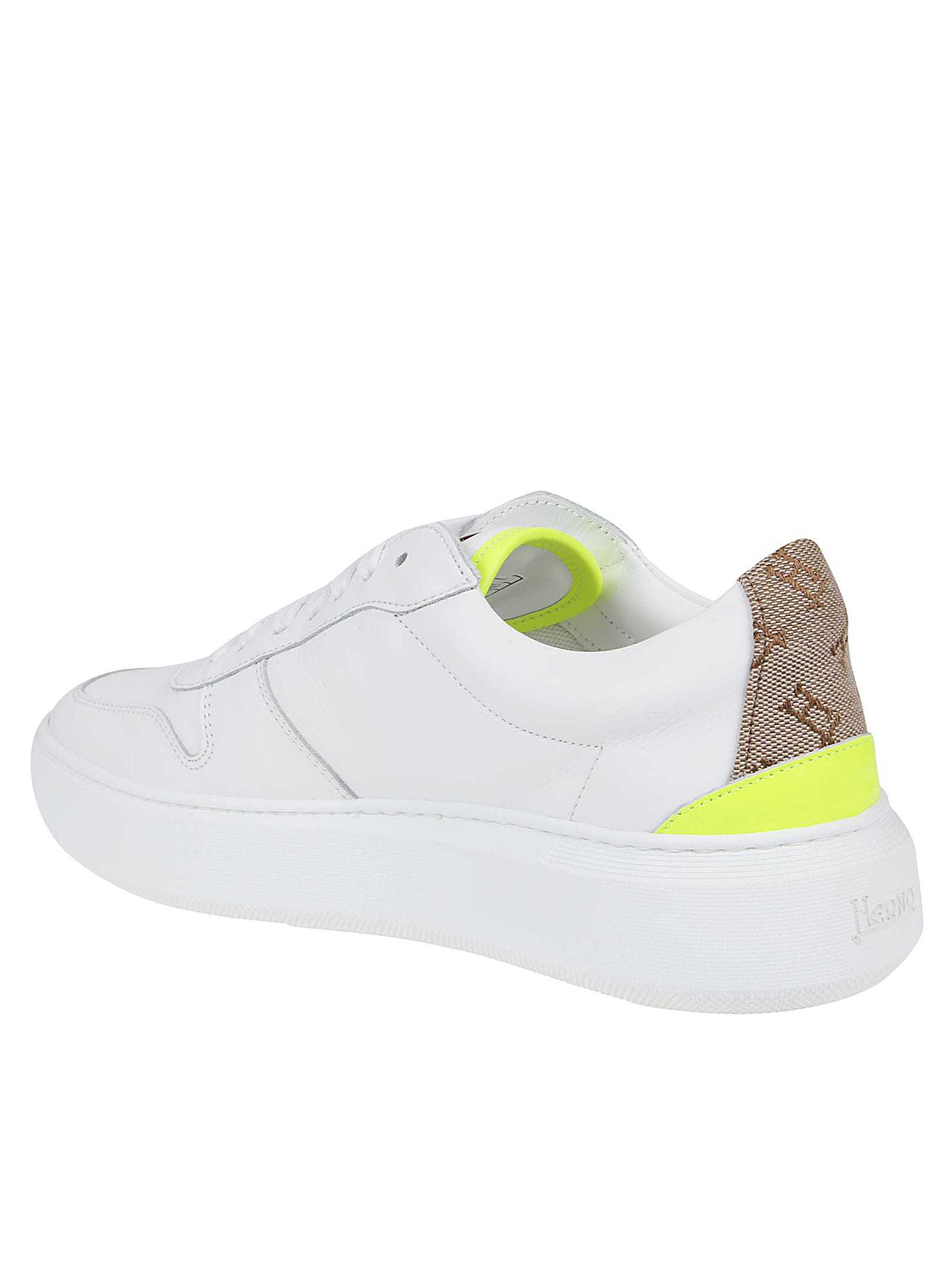 Shop Herno Sneakers In Bianco Acido